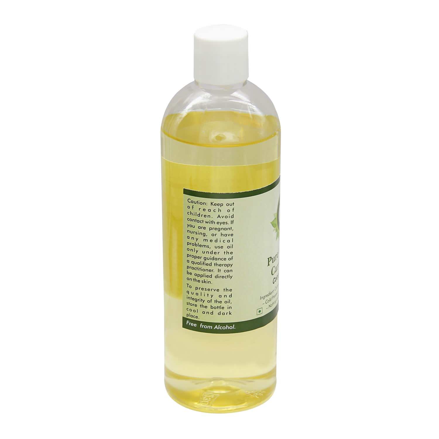 Organic Pure Coconut Carrier Oil (100ml x 2) - Cold Pressed, Unrefined, Virgin Coconut Oil for Hair, Skin & Massage - Perfect for DIY Beauty, Aromatherapy & Cooking