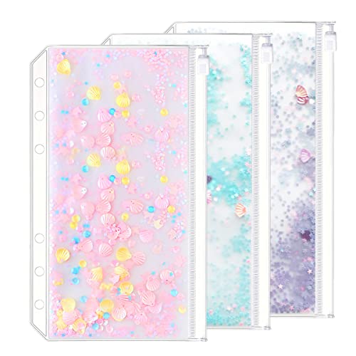 Sequins Decorate Zip Pocket