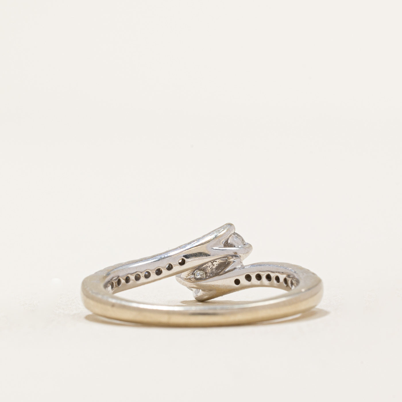 0.58ctw Toi et Moi Diamond Engagement Ring - Size 7.25 - Two Stone Promise Ring for Women - Perfect for Proposals, Anniversaries & Special Occasions