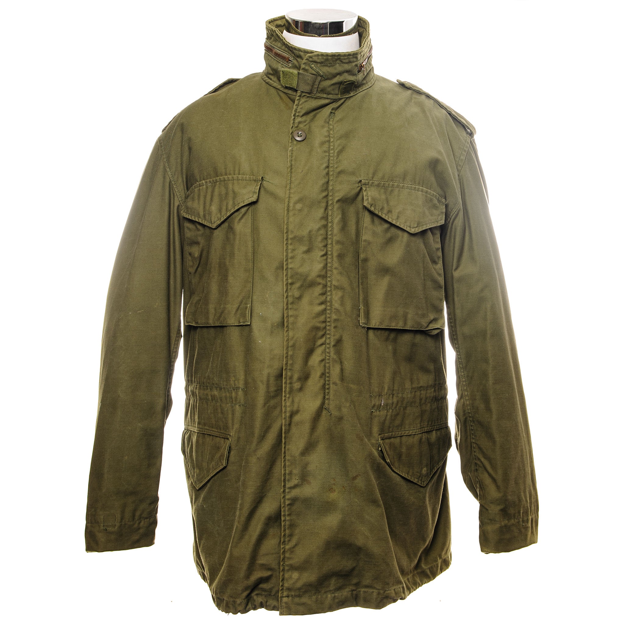 US Army M-1965 M65 Field Jacket Vintage 1977 - Size Large Long | Military Outerwear for Outdoor Camping Hiking & Tactical Use