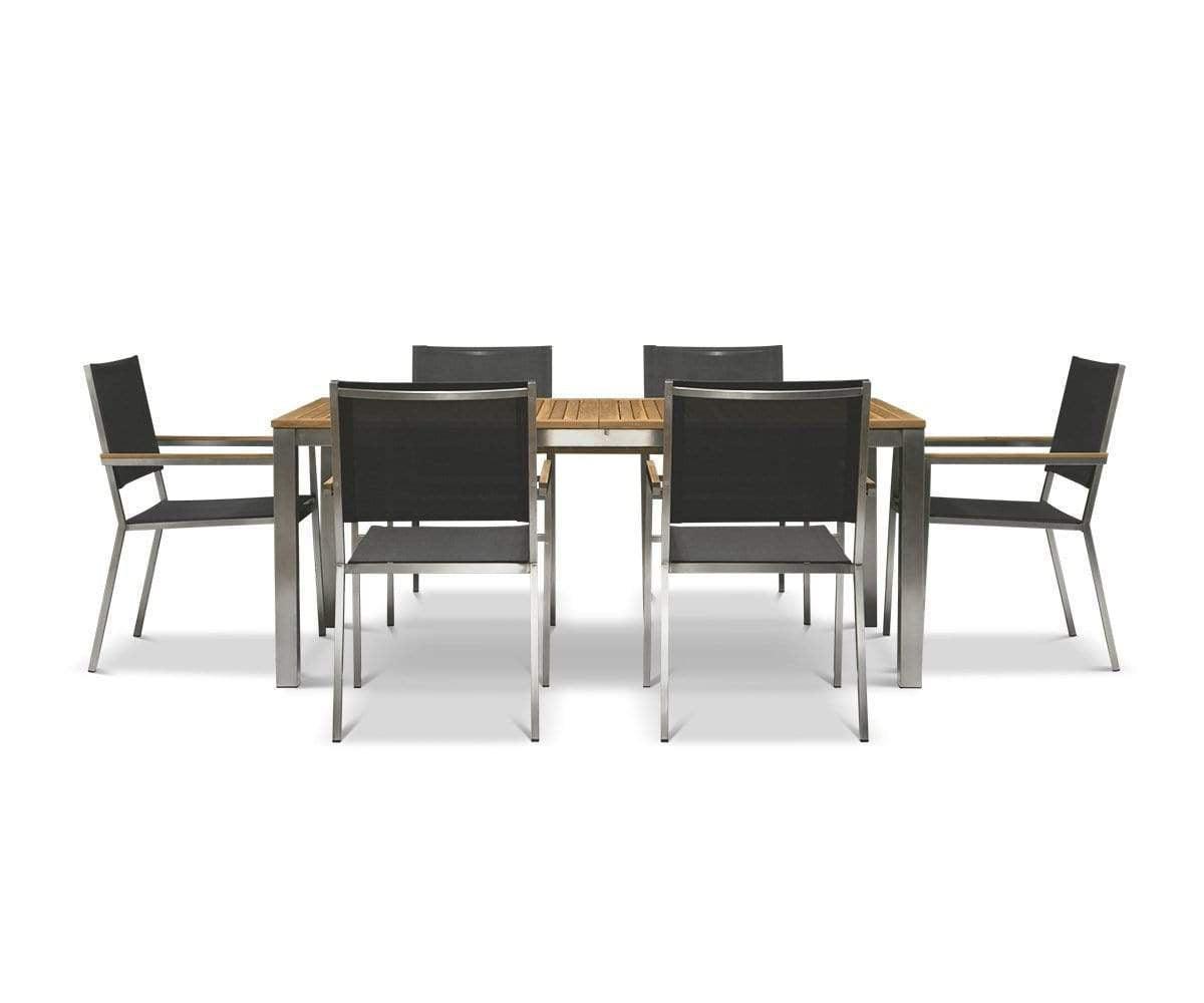 Farino Outdoor Extension Dining Table - Expandable Patio Table for 6-10 People, Weather-Resistant & Durable - Perfect for Backyard BBQs, Garden Parties & Outdoor Entertaining
