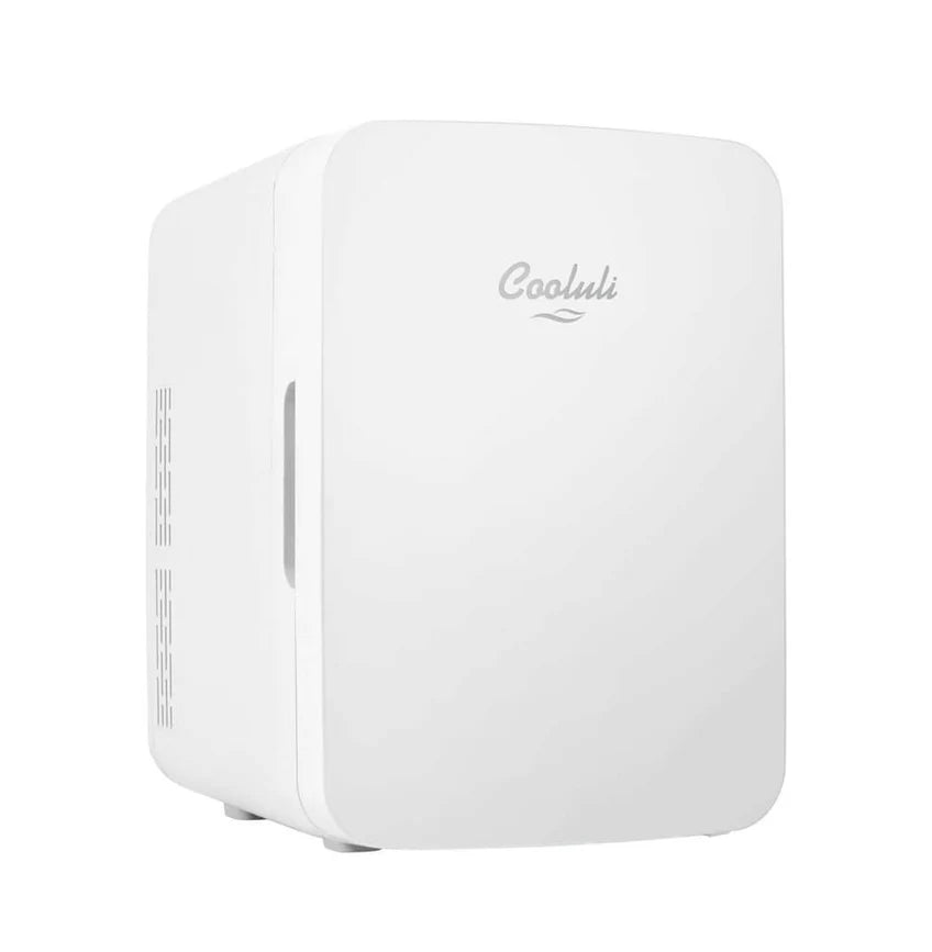 Cooluli Infinity 10L Mini Cosmetic Fridge - Portable Skincare Fridge for Makeup, Perfume & Beauty Products - Perfect for Bedroom, Office & Travel Use