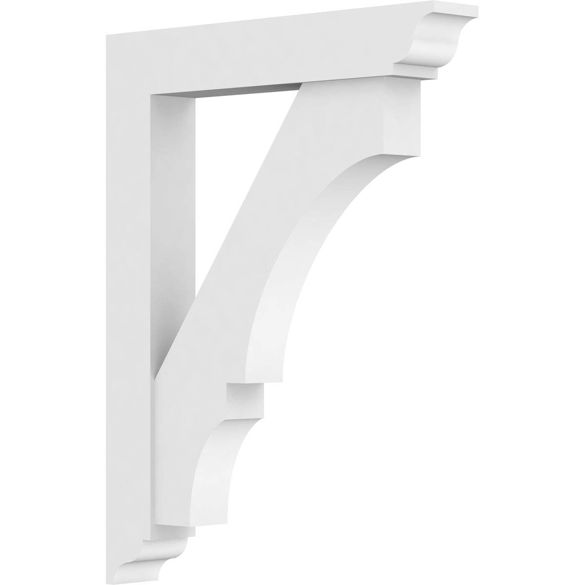Ekena Millwork BKTP03X20X26BOA01 Standard Balboa Architectural Grade PVC Brackets - 3