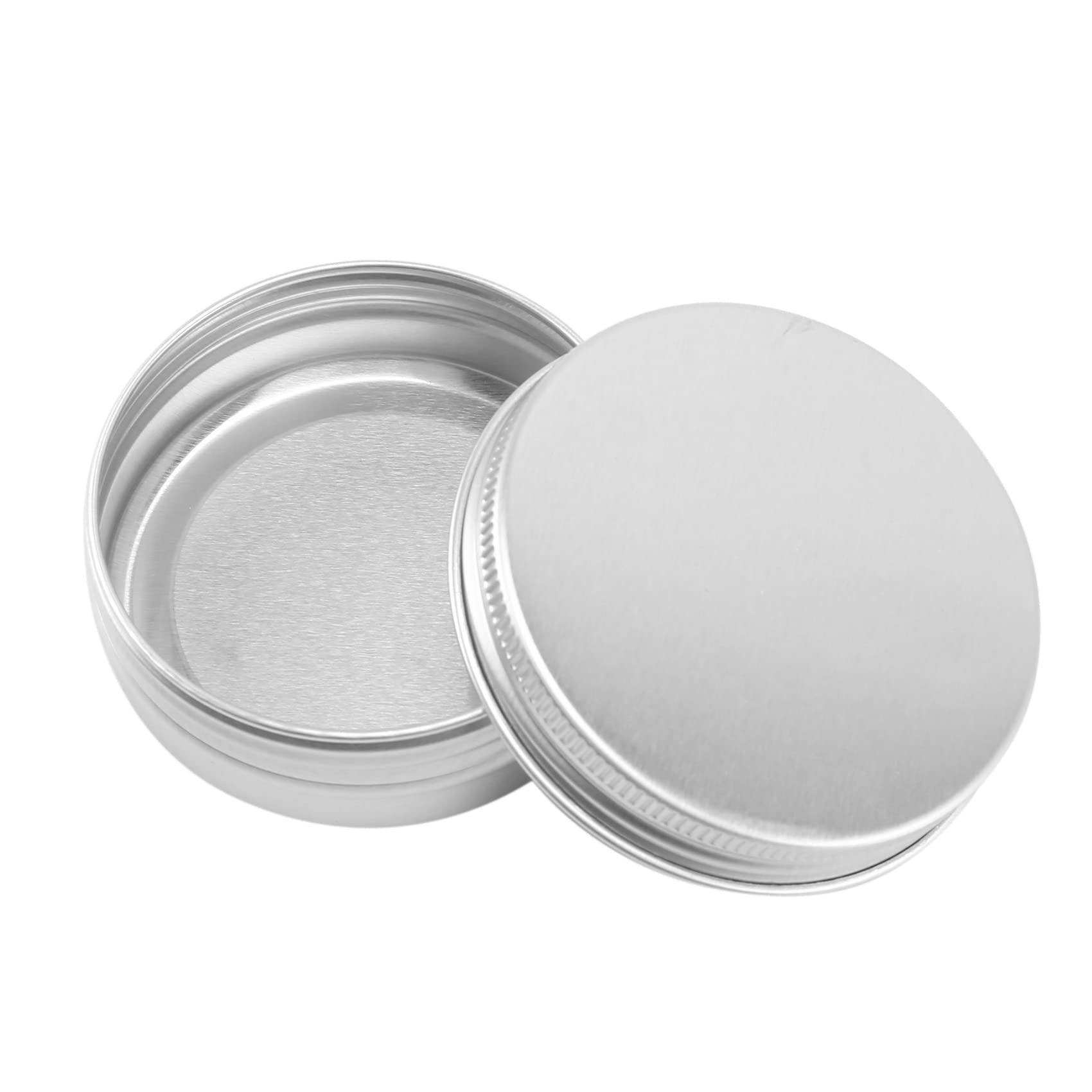Viupolsor 36-Pack 50ml Empty Cosmetic Jars - Small Makeup Pots & Candle Tins for DIY Beauty, Skincare, Wax Melts - Perfect for Travel & Home Organization