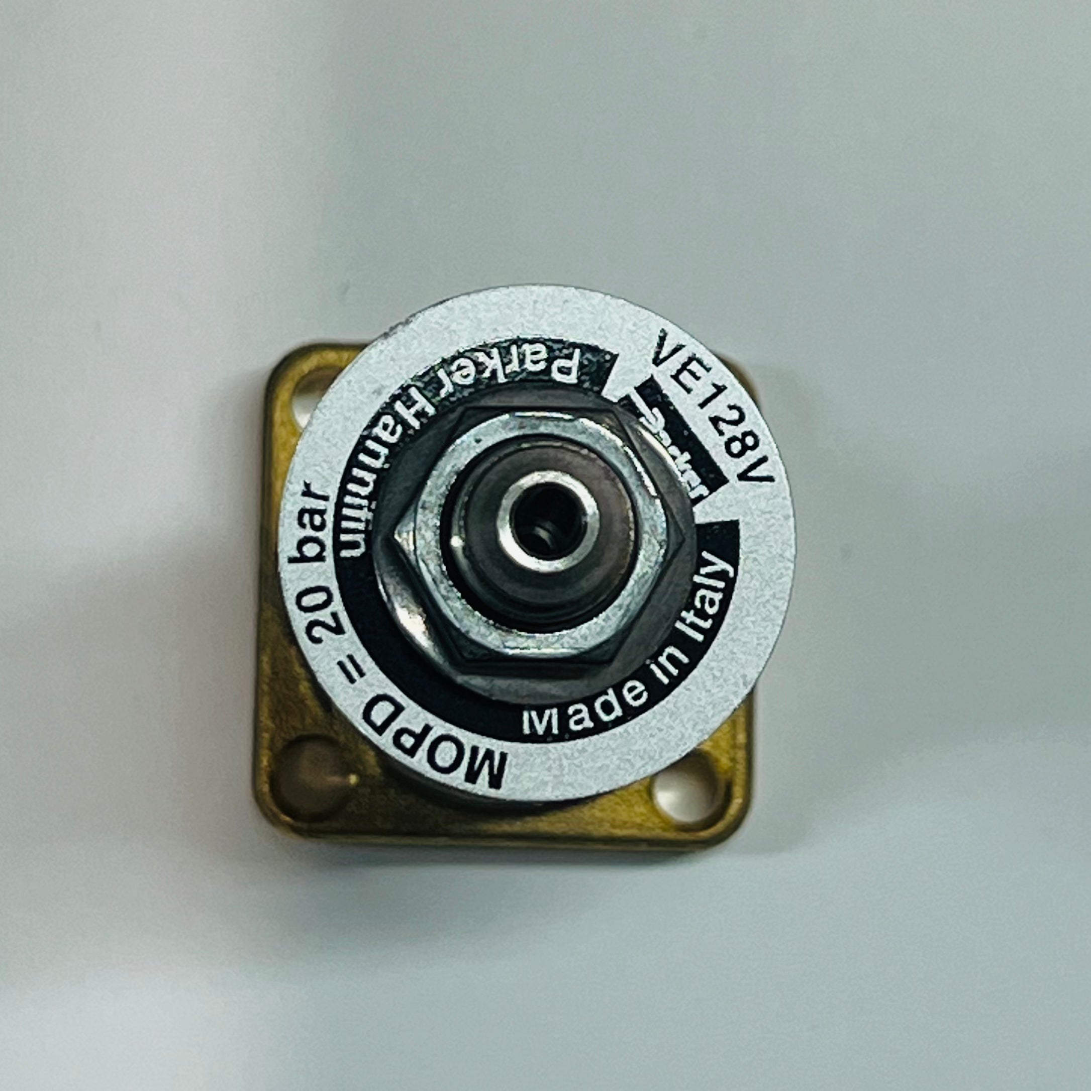 Parker 3-Way Solenoid Valve Body Only - Square Base with Viton Seal & Conical Port - Ideal for Hydraulic Systems, Pneumatic Controls, and Industrial Automation
