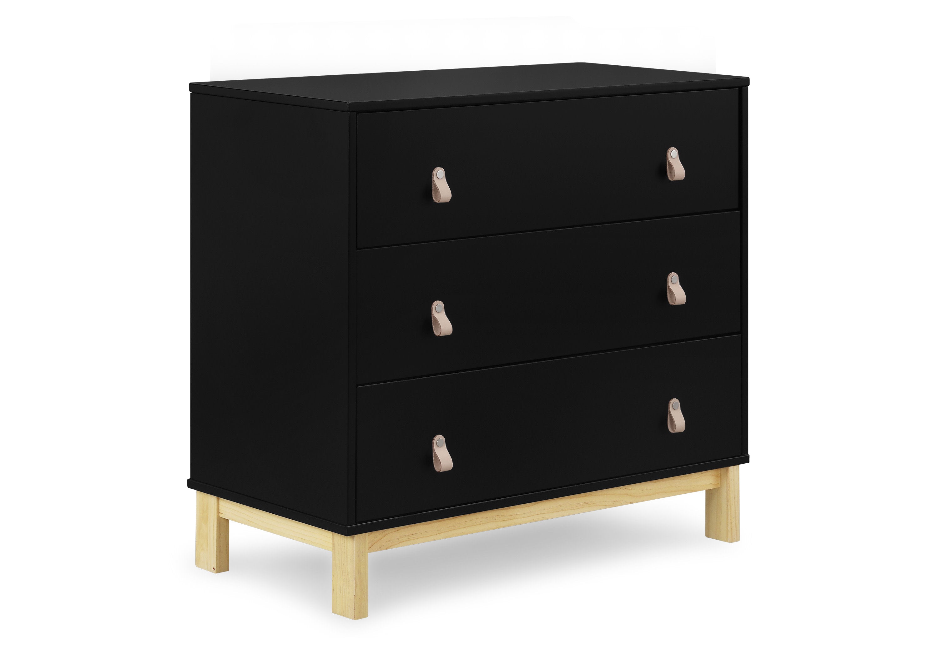 BabyGap Legacy 3-Drawer Dresser with Leather Pulls & Secure Interlocking Drawers - Perfect Nursery Storage for Baby Clothes, Diapers, and Essentials