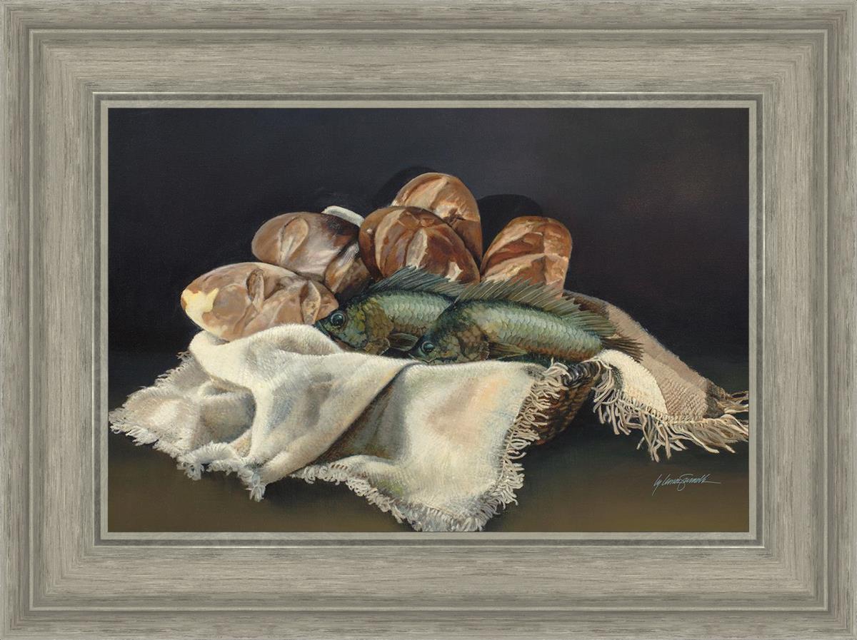 Five Loaves Two Fishes - Biblical Christian T-Shirt for Men & Women - Perfect for Church, Bible Study & Faith-Based Events