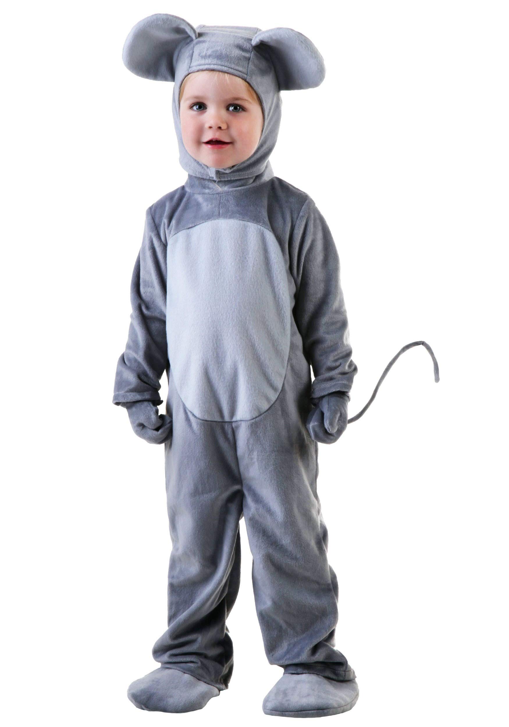 Adorable Toddler Merry Mouse Costume - Soft & Comfortable Halloween Dress Up Outfit for Boys & Girls - Perfect for Halloween Parties, Dress-Up Play & Photo Shoots