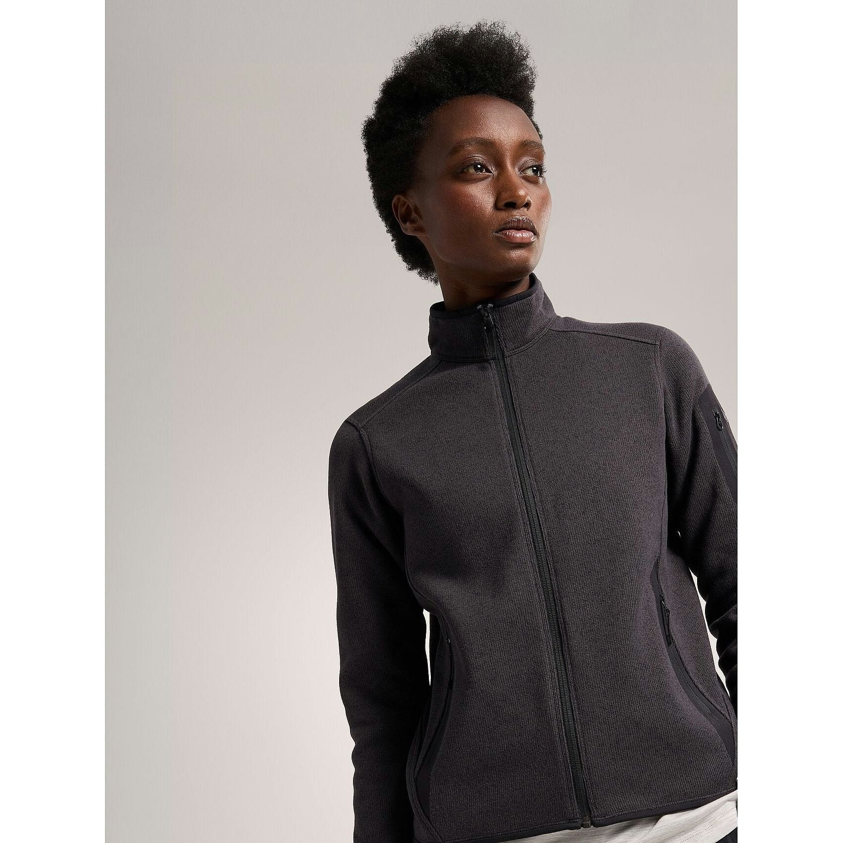 Arc'teryx Women's Covert Cardigan Fleece Jacket - Lightweight Warm Zip-Up Sweater for Hiking, Travel & Outdoor Activities