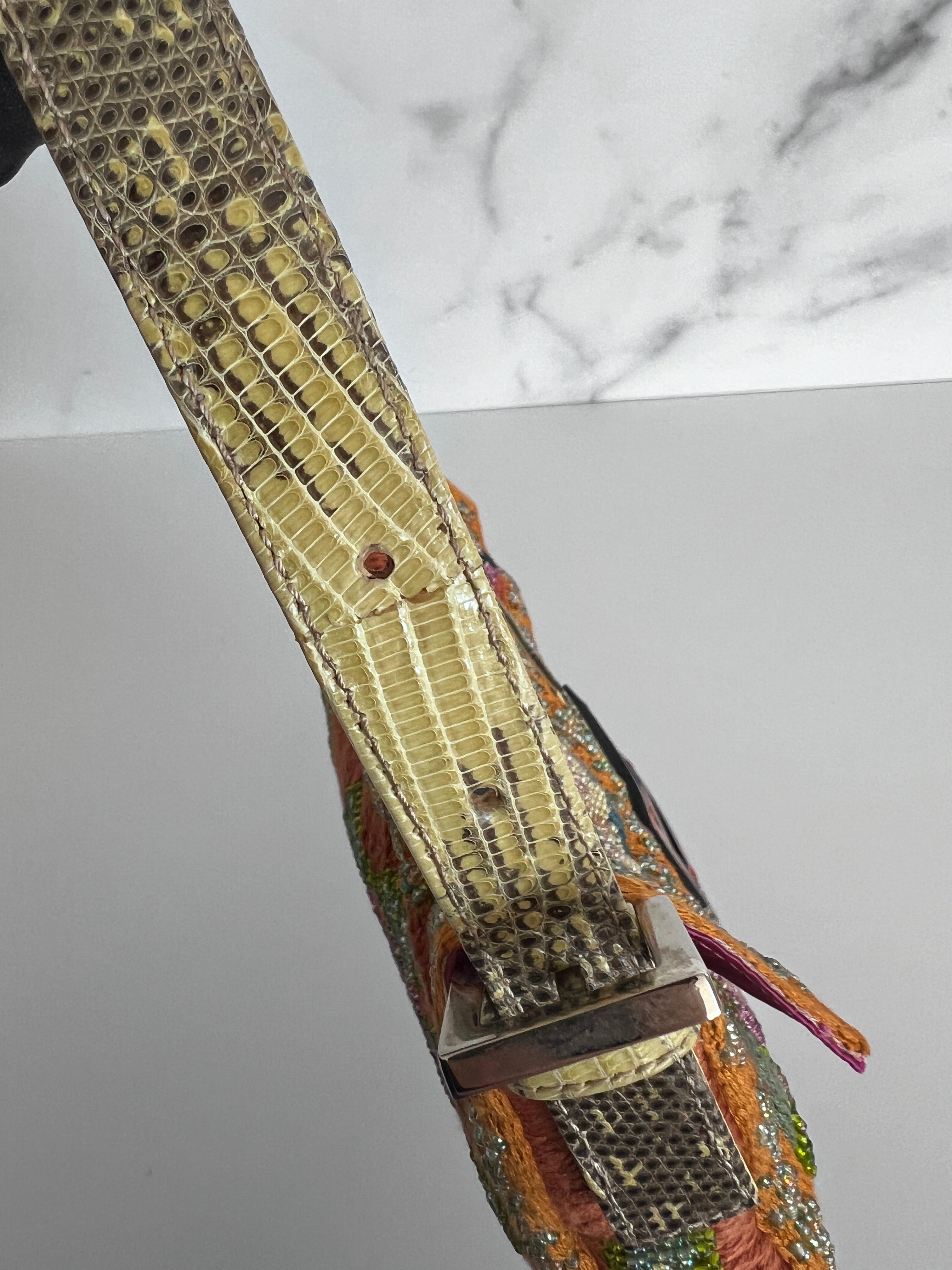 Fendi Boho Beaded Baguette Shoulder Bag - Luxury Designer Handbag for Women | Perfect for Parties, Weddings & Evening Events