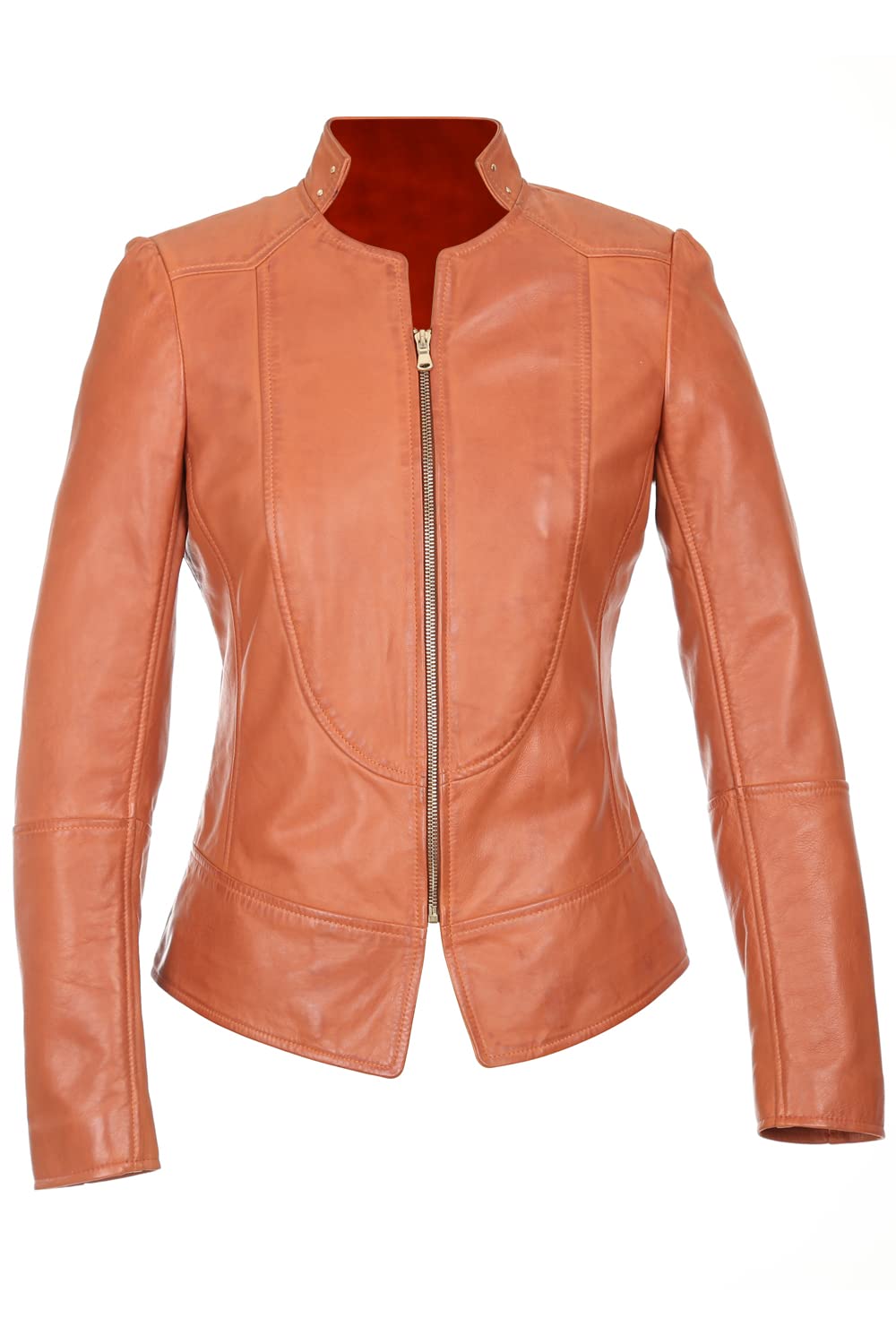Genuine Lambskin Leather Jacket for Women - Stylish & Durable Outerwear for Casual, Office & Night Out