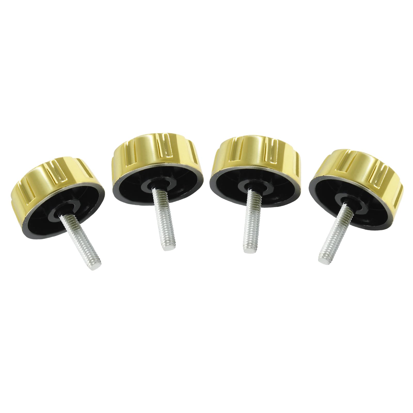 Premium Black Fishing Reel Handle Screw Caps & Nut Set - Durable Replacement Parts for Spinning Reel Knob & Handle Grip - Perfect for Saltwater & Freshwater Fishing Gear Maintenance