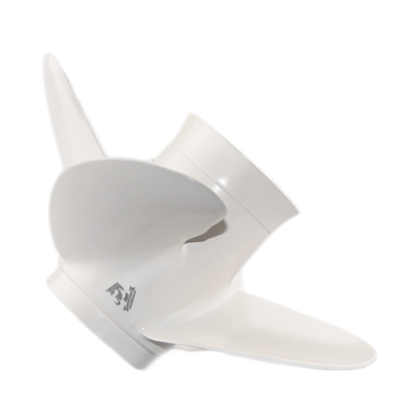 Jetman 4-Blade Aluminum Outboard Propeller for Yamaha 25HP-60HP Engines - 13 Spline RH Boat Accessories - Perfect for Fishing, Boating & Water Sports