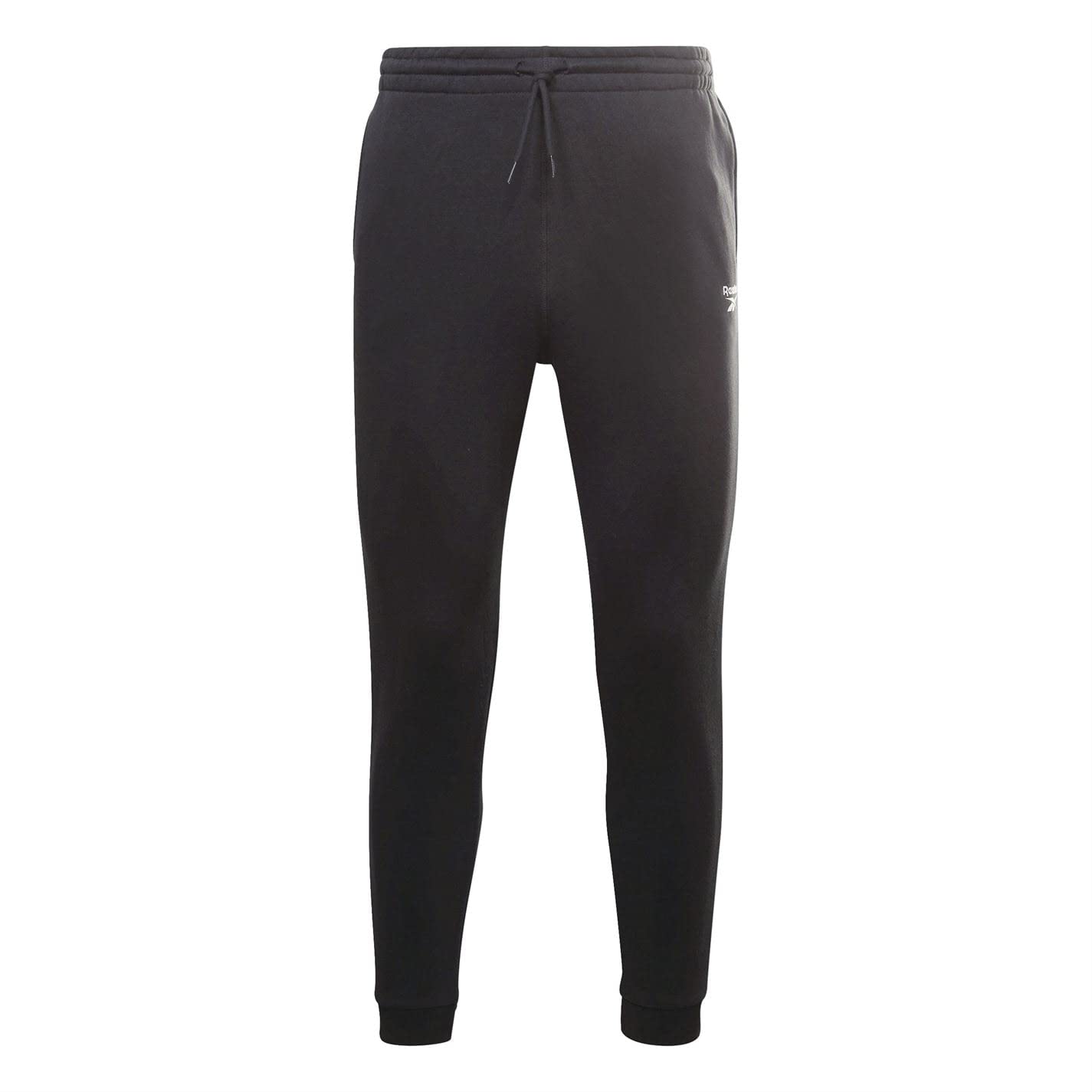 Reebok Men's Identity Left Leg Joggers - Comfortable Athletic Running Pants for Workout & Gym - Perfect for Casual Wear & Sports Training