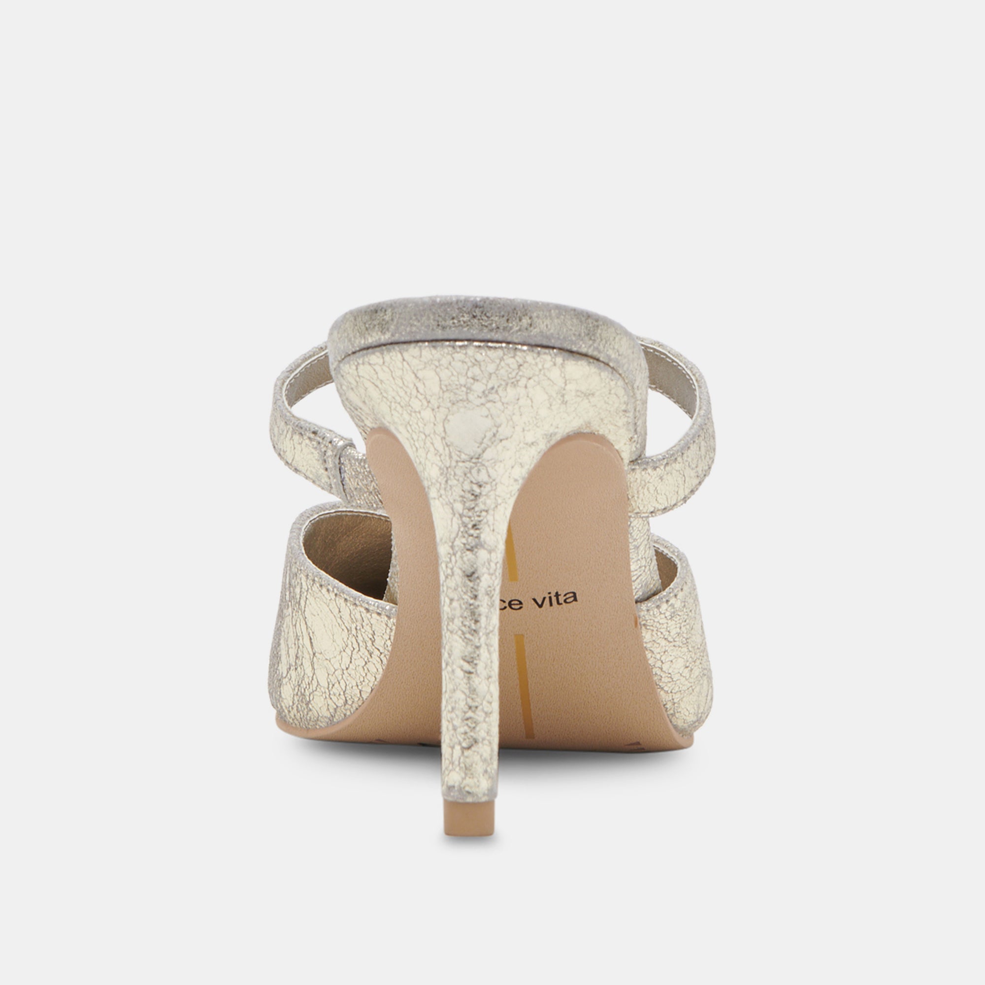 KANIKA Women's Wide Heel Sandals - Platinum Distressed Leather Shoes for Comfort & Style - Perfect for Weddings, Parties & Evening Events