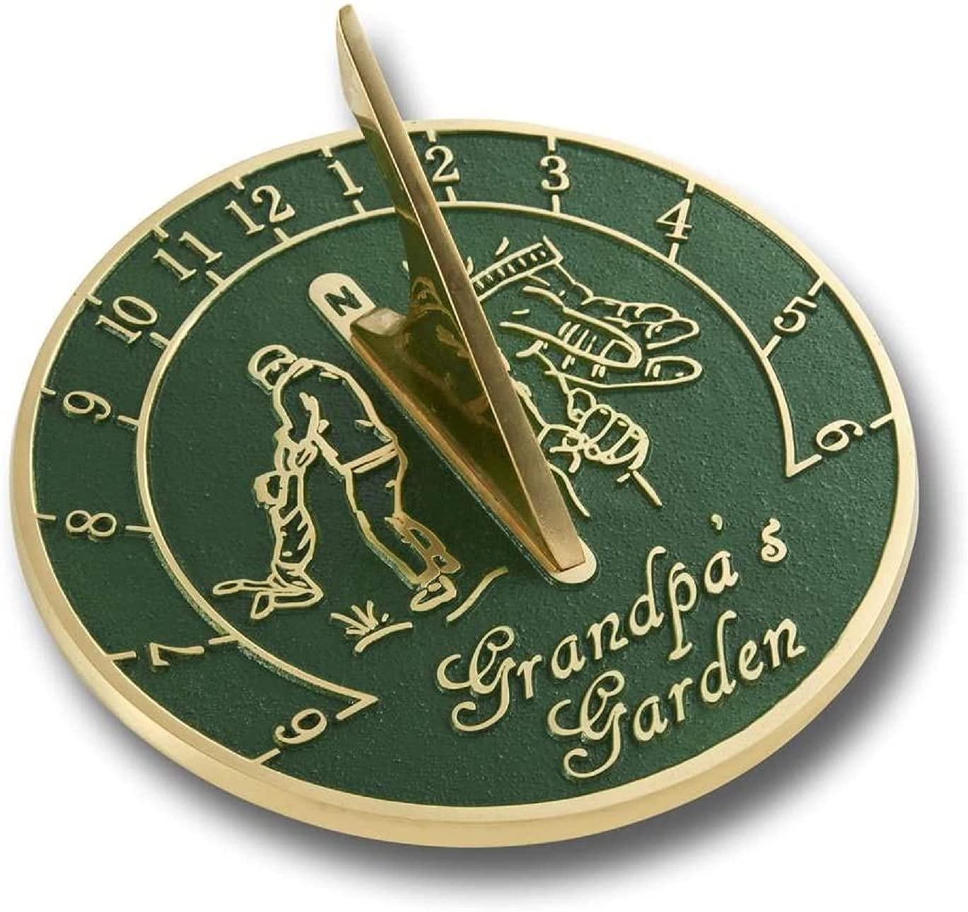 Grandpa’s Garden Sundial - Vintage Outdoor Decor, Unique Gift for Garden Lovers, Perfect for Backyard, Patio & Lawn Decoration