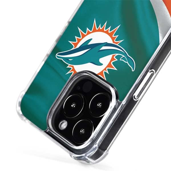 Skinit MagSafe Compatible iPhone 13 Pro Case - Officially Licensed NFL Miami Dolphins Phone Cover | Perfect for Football Fans, Game Days & Team Spirit