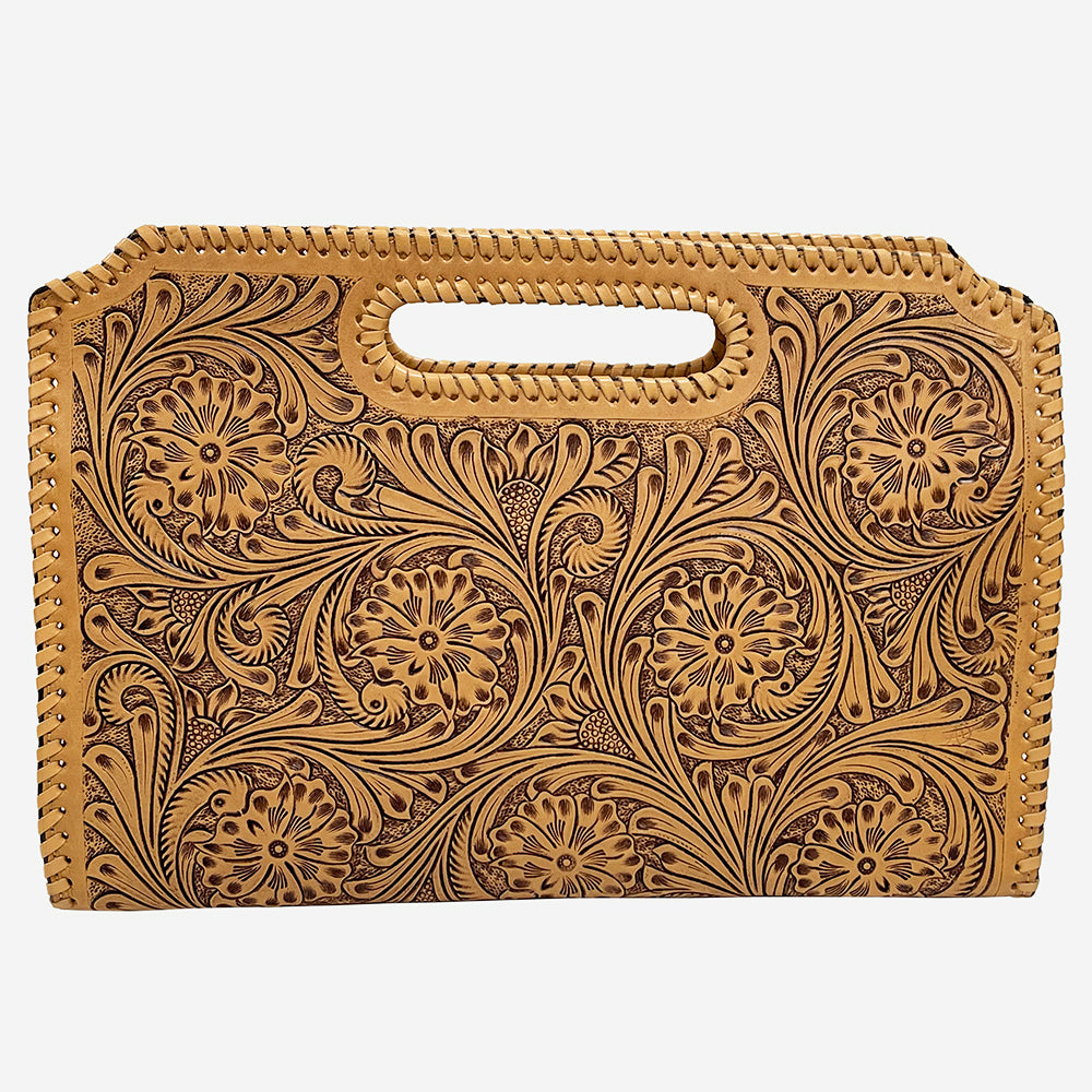 American Darling Hand Tooled Genuine Leather Women's Western Handbag Purse - Stylish Cowgirl Crossbody Bag for Rodeo, Date Night & Country Music Festivals