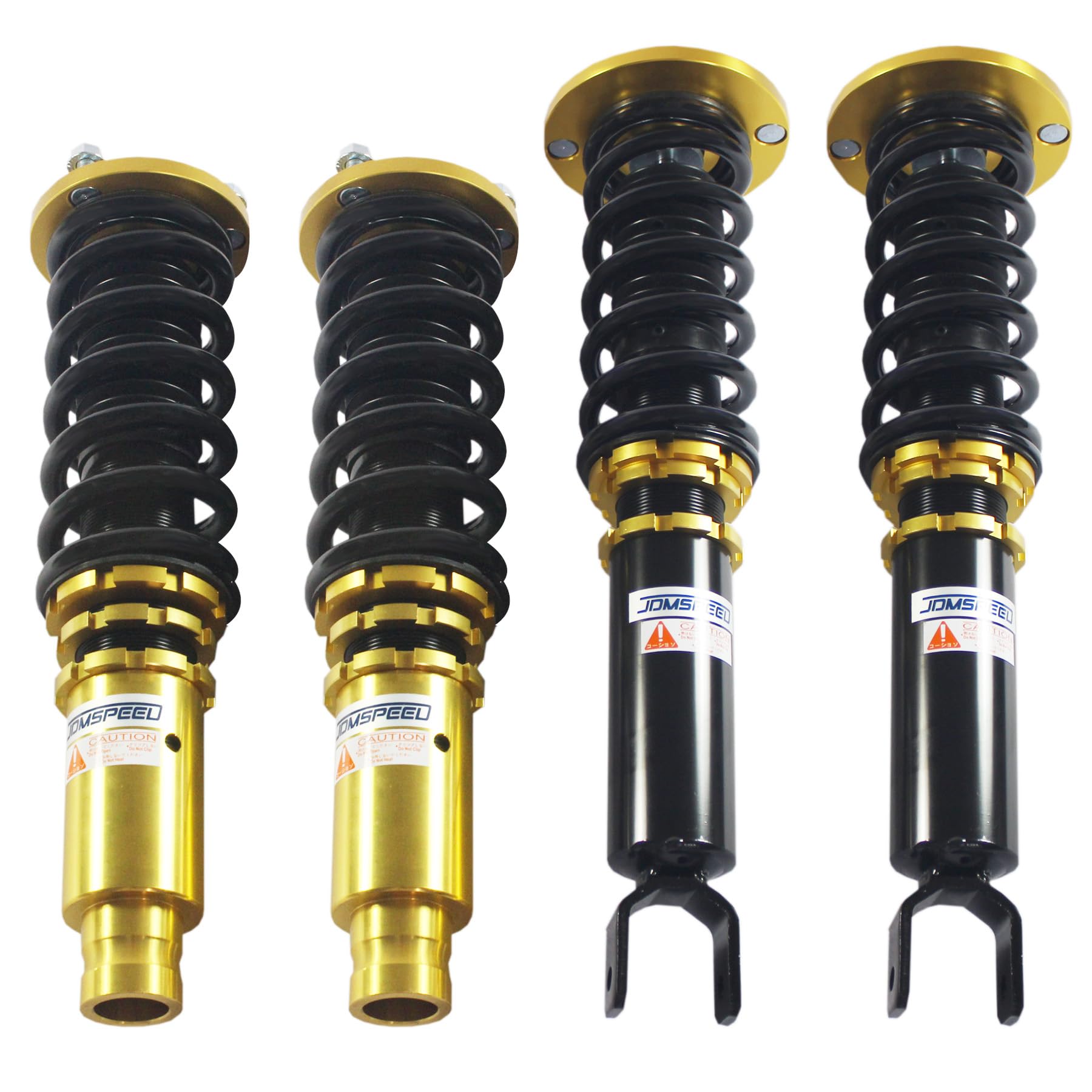 JDMSPEED Full Coilover Suspension Kit with Gold Shock Absorbers - Compatible with Honda Accord 1990-1997 | Performance Upgrade for Street Racing & Smooth Ride