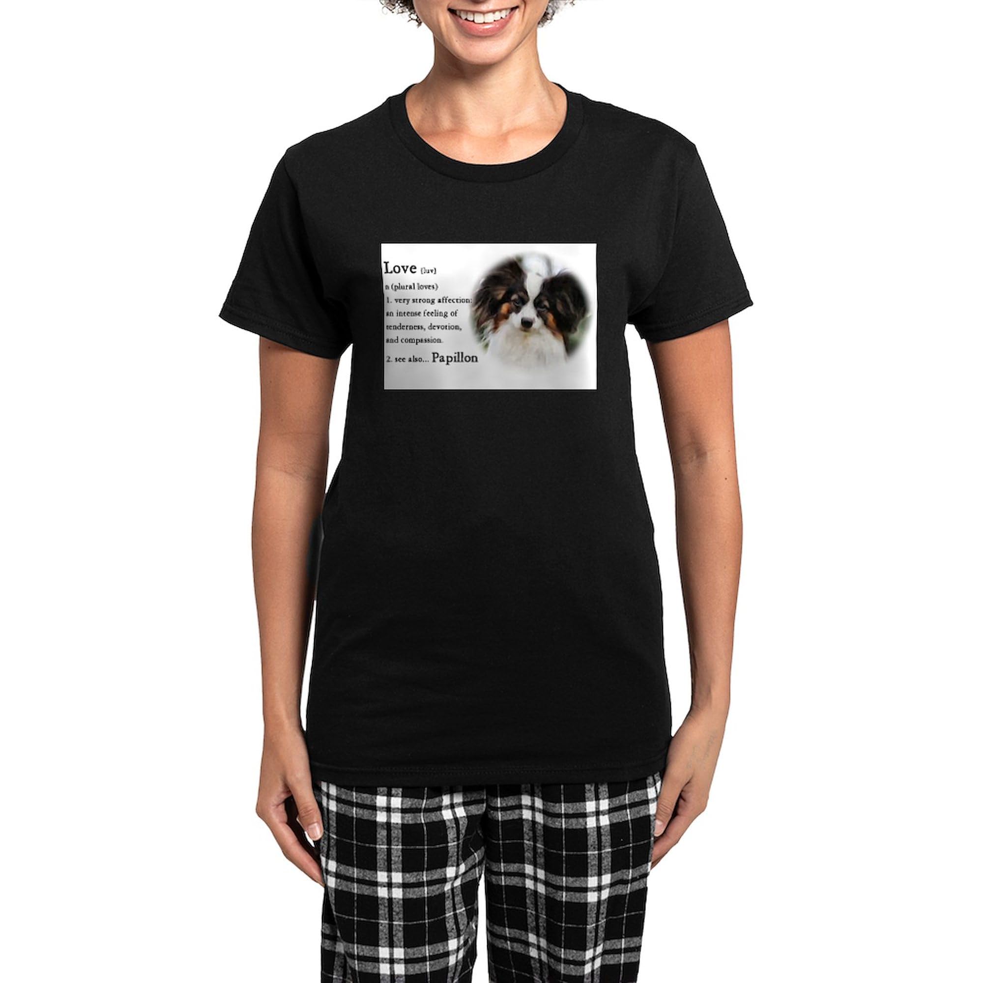 Papillon Gifts Women's Dark Pajama Set - Soft Novelty Sleepwear with Butterfly Print | Perfect for Lounge Wear, Sleepovers & Cozy Nights at Home