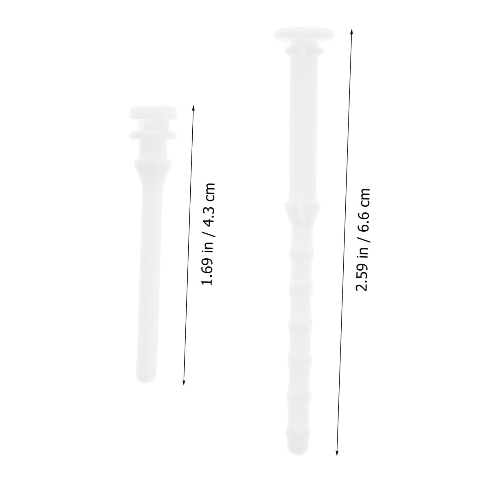 Gatuida 20pcs Anti-Vibration Silicone Rubber Screws for Computer Case - Shock Absorption, Noise Reduction, Replacement Rivets for PC Builds & DIY Computer Assembly