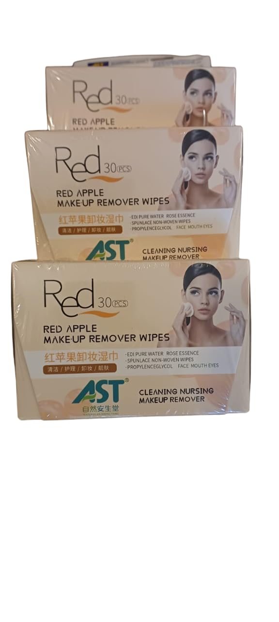 Gentle Makeup Remover Wipes for Face & Eyes | 30 Count (Pack of 4) | Oil-Free, Hypoallergenic Cleansing Towelettes | Perfect for Travel, Gym & Daily Skincare Routine