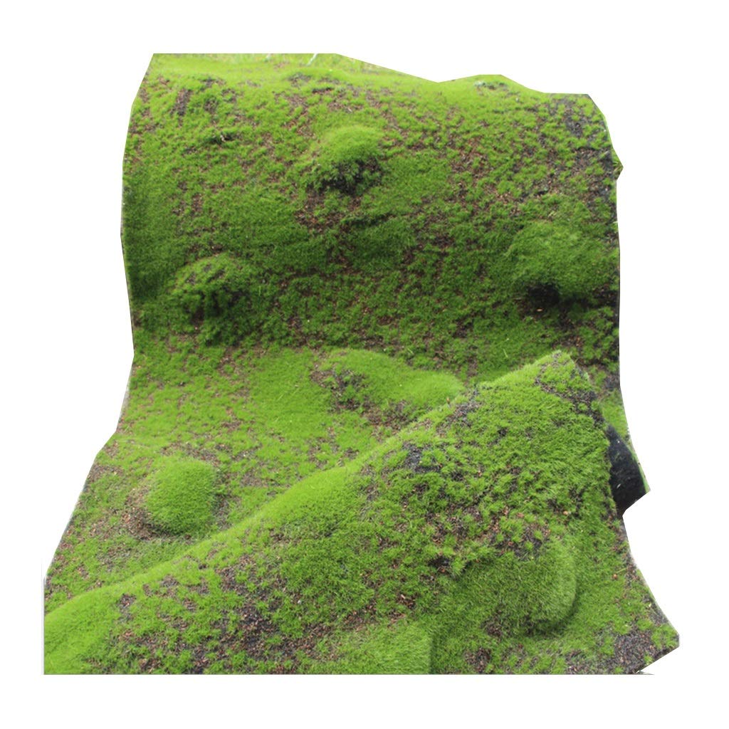 Premium Outdoor Turf Rug - Realistic Green Fake Grass & Moss Mat for Indoor/Outdoor Terrace, Patio, Balcony Decor - 8-Piece Set (4 Pack) - Perfect for Garden Landscaping, Play Areas & Home Decoration