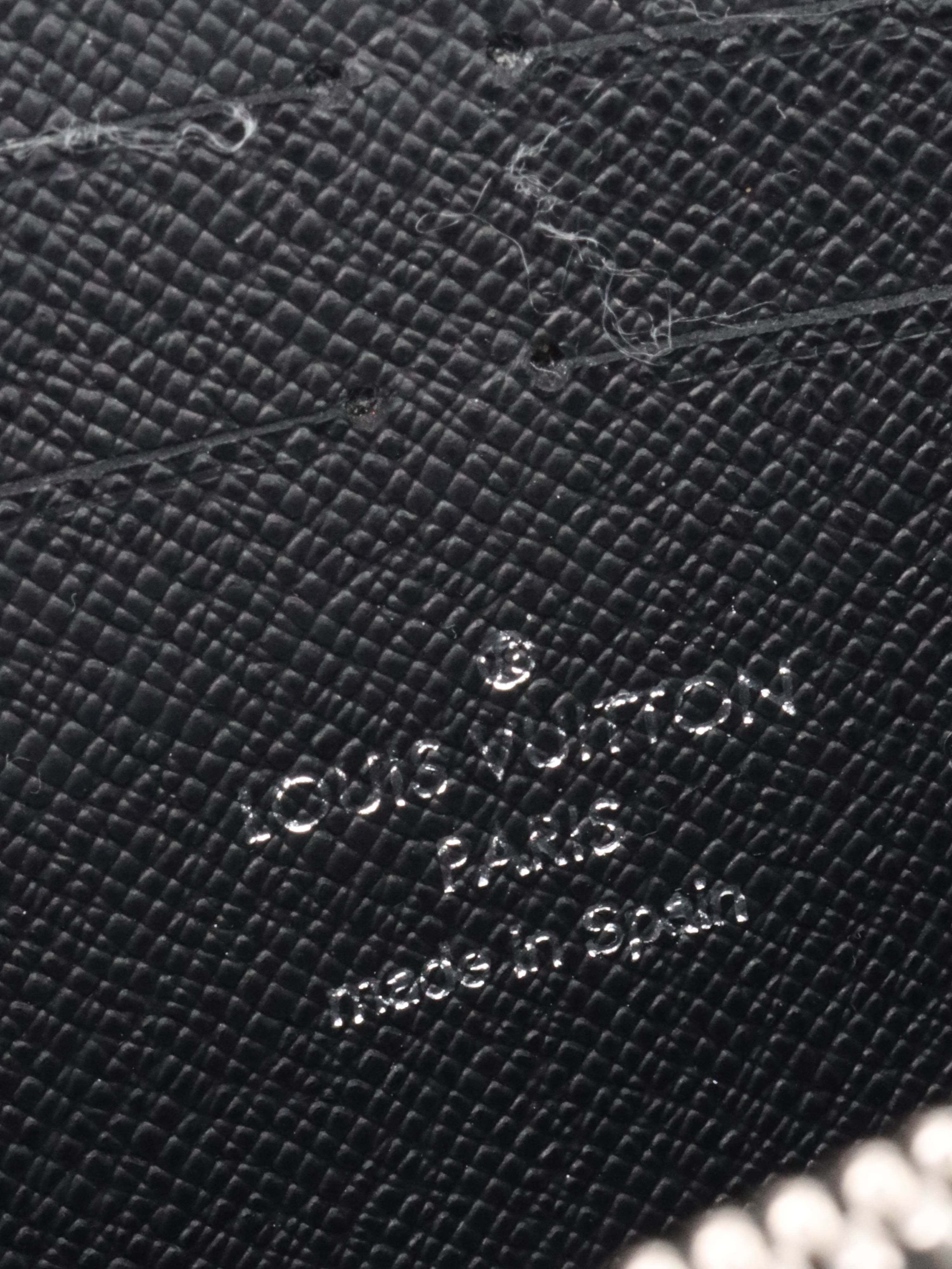 Louis Vuitton Black EPI Leather Zip Wallet for Men & Women | Luxury Compact Card Holder with RFID Protection | Perfect for Travel, Business & Everyday Use