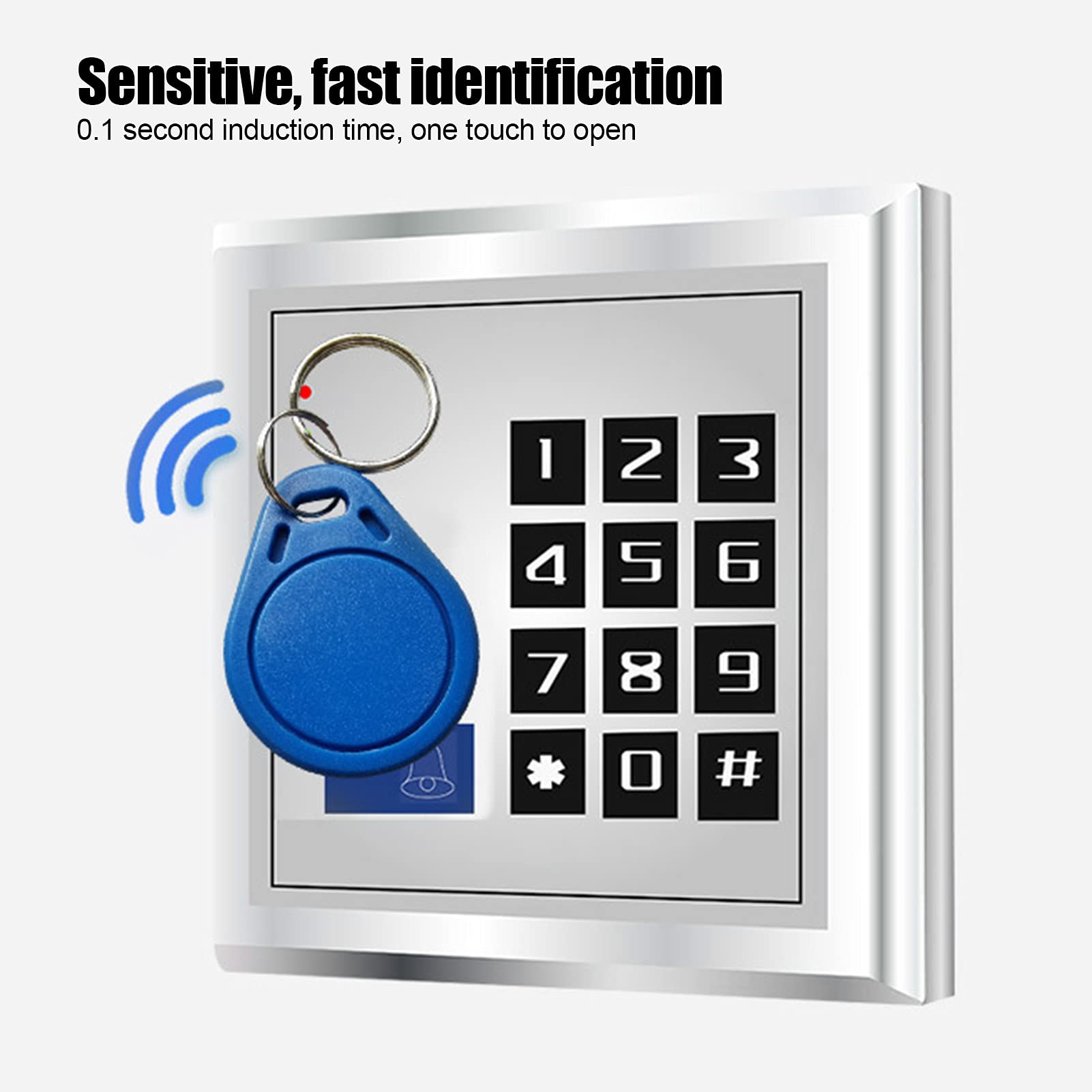 **10pcs T5577 Rewritable RFID Key Fobs - 125Khz Proximity Cards for Door Access Control, Security Systems & Keyless Entry - Ideal for Offices, Hotels & Smart Homes**