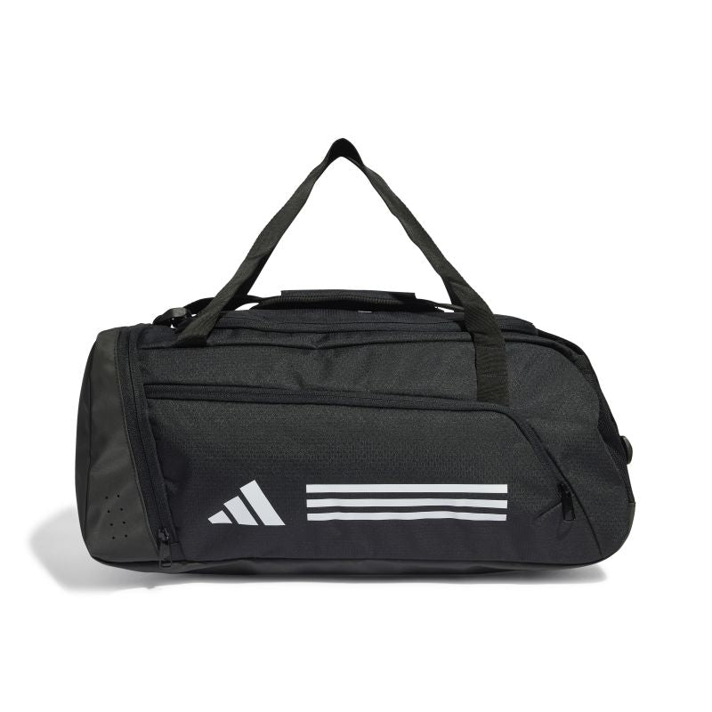 Adidas Essentials 3 Stripes Small Duffle Bag - Lightweight Gym Bag for Men & Women - Perfect for Workout, Travel & Sports Gear Storage