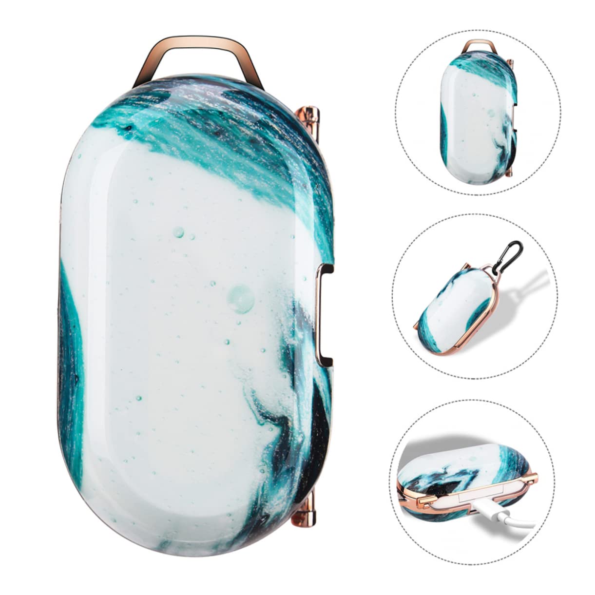 Homoyoyo 3-Pack Headphone Case - Durable PC Shell Protective Cover for Earbuds, Earphones & Headsets - Perfect for Travel, Gym & Daily Use