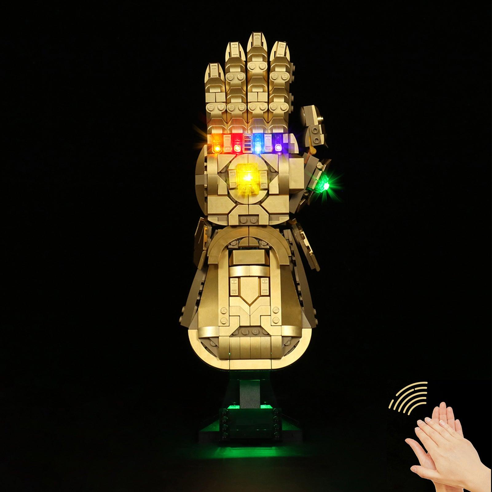 LEGO Infinity Gauntlet 76191 Light Kit - LED Lighting Set for Marvel Avengers Building Blocks - Perfect for Display & Collectors Showcase