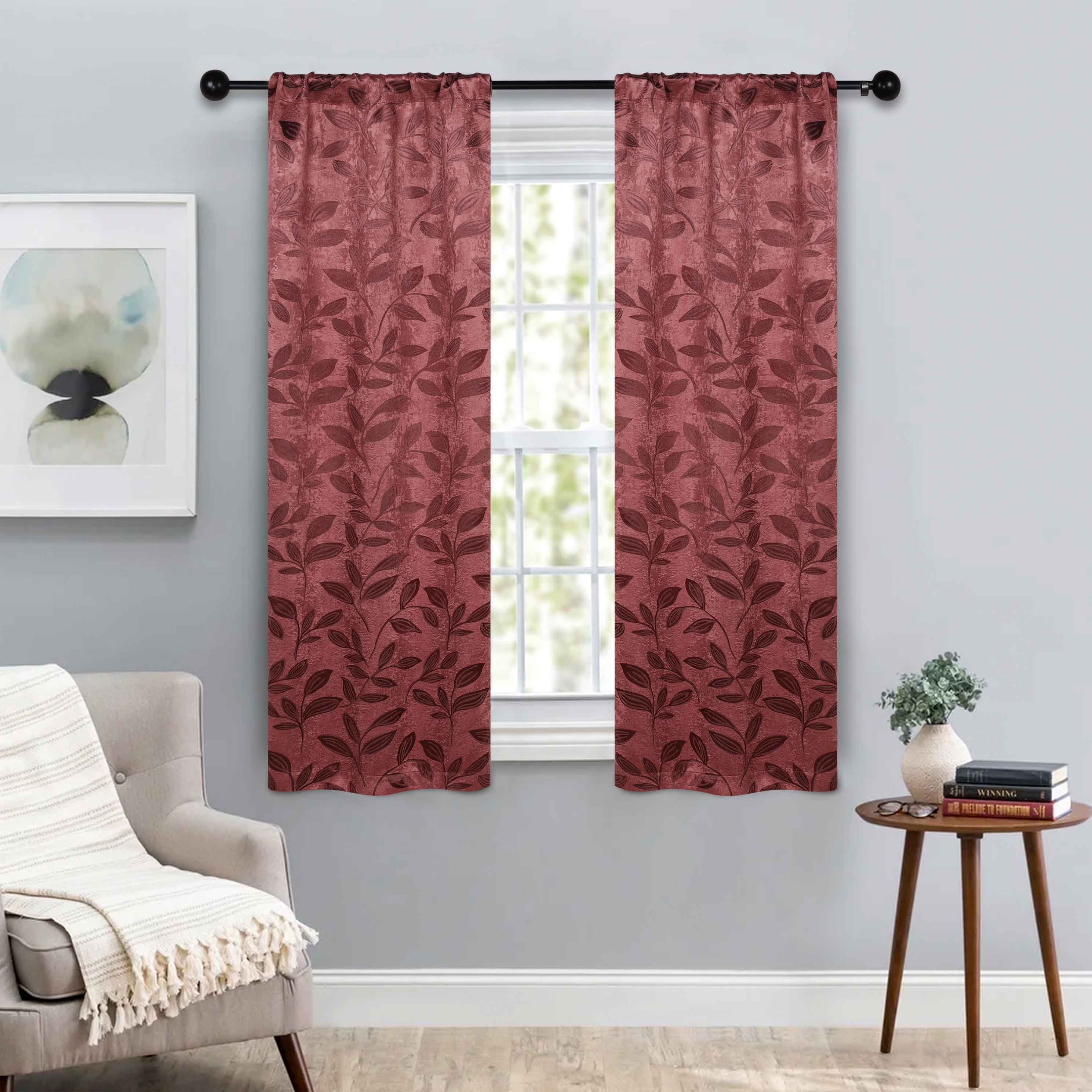 Blackout Curtains with Rod Pocket - Set of 2 Panels for Complete Room Darkening | Perfect for Bedrooms, Nurseries & Home Theater Light Blocking