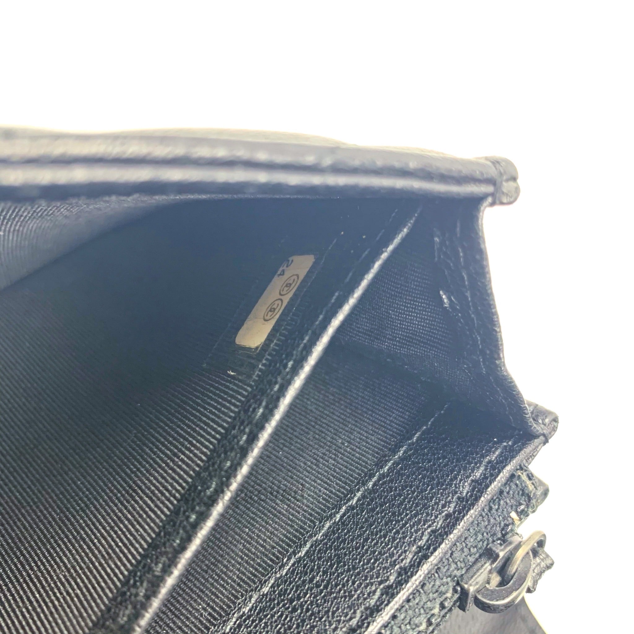 Chanel Chevron Sheepskin Reissue Large Flap Wallet So Black - Luxury Designer Womens Wallet for Everyday Use & Special Occasions