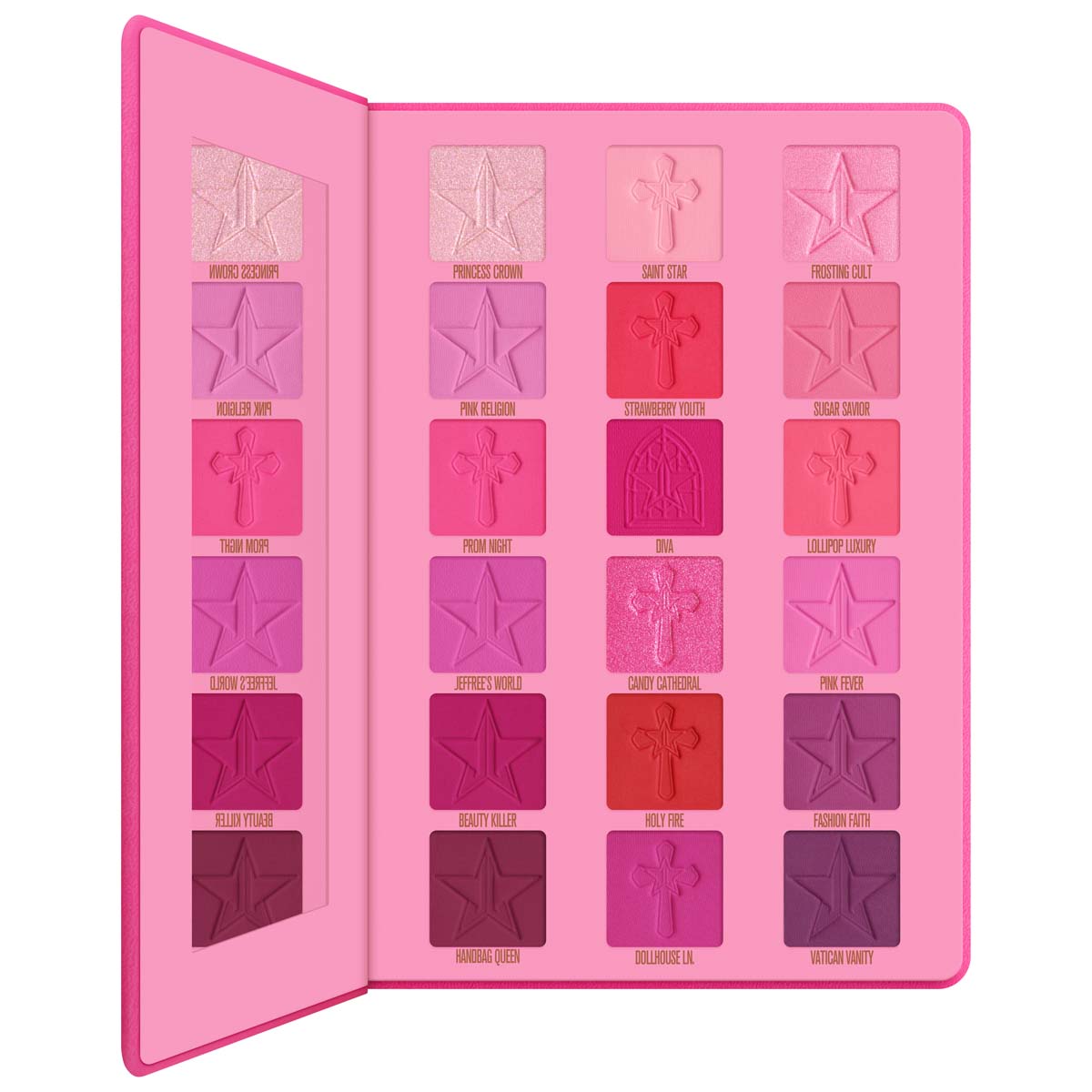 Palette Pink Religion - Trendy Aesthetic Makeup Palette for Soft Glam & Everyday Looks | Perfect for Instagram, TikTok & Beauty Influencers