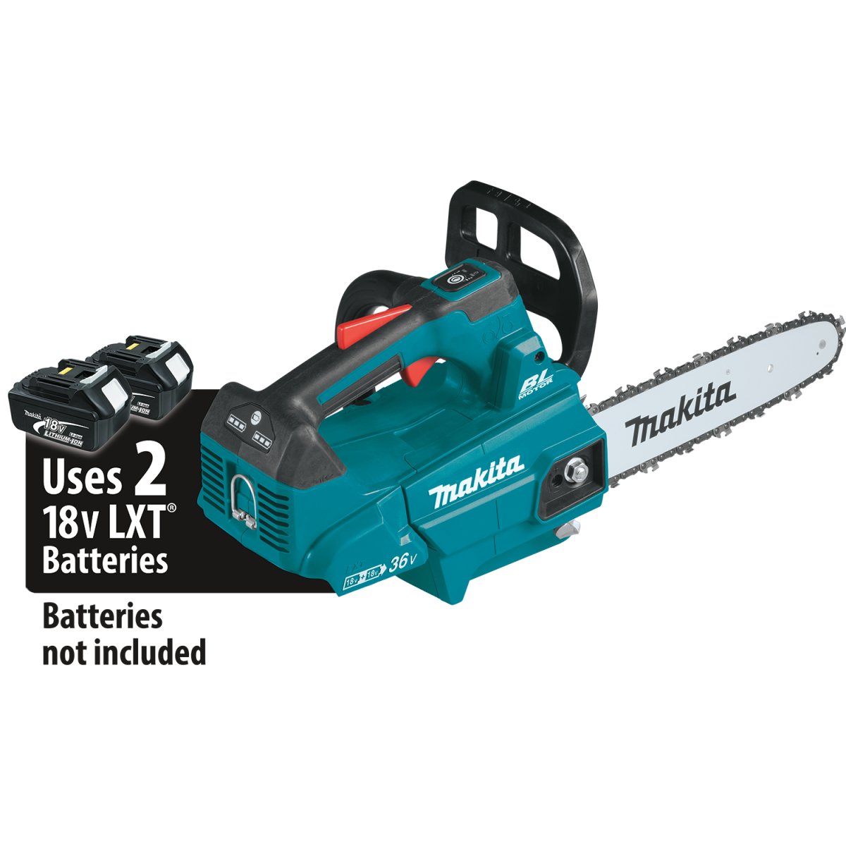 36V (18V X2) LXT® Brushless Cordless Top Handle Chainsaw - Lightweight & Powerful for Tree Trimming, Pruning, and DIY Wood Cutting Projects