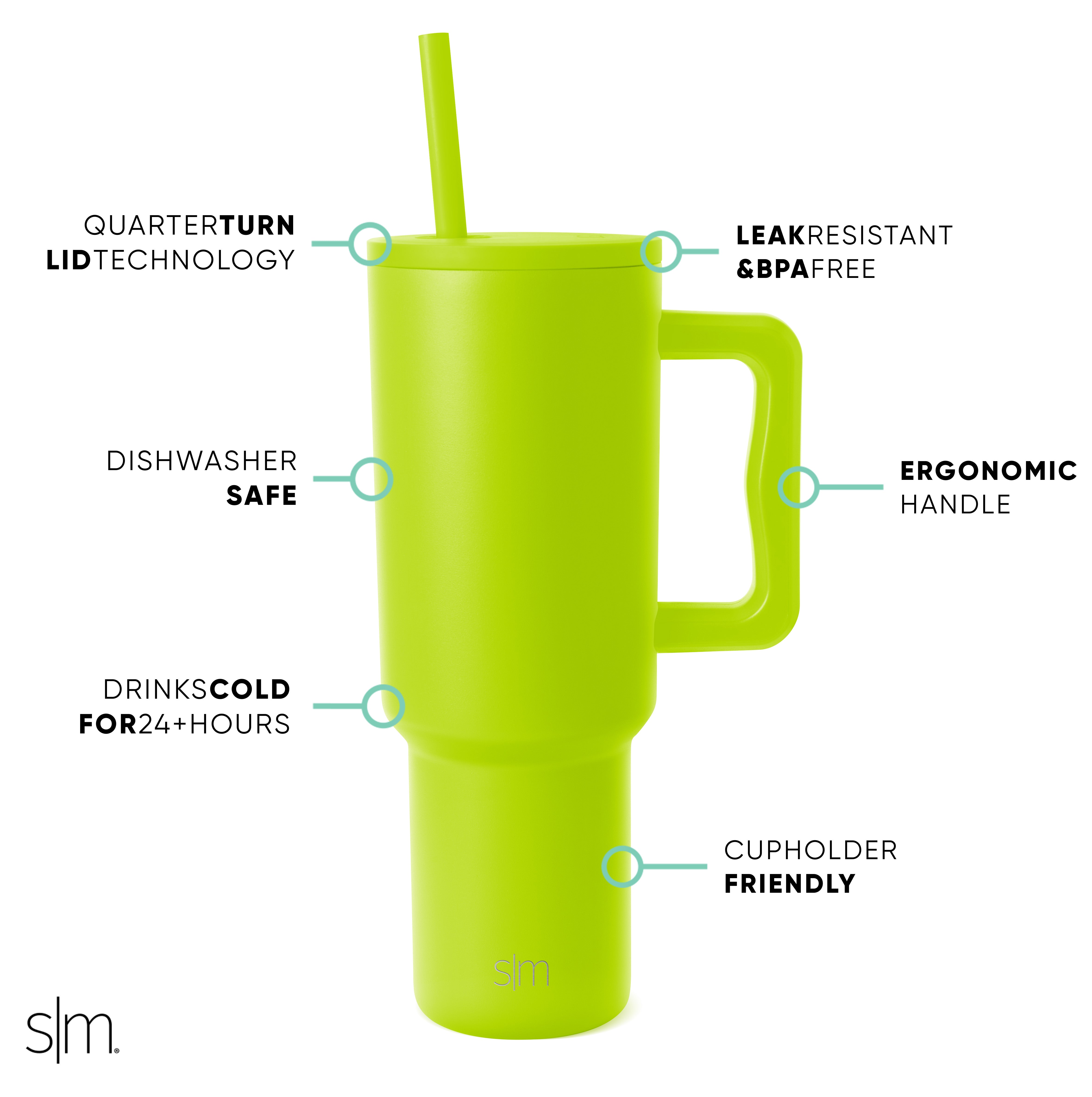 Premium Trek Tumbler 141 - 20oz Insulated Stainless Steel Water Bottle with Leakproof Lid - Keep Drinks Hot/Cold for 24 Hours - Perfect for Hiking, Camping & Outdoor Adventures