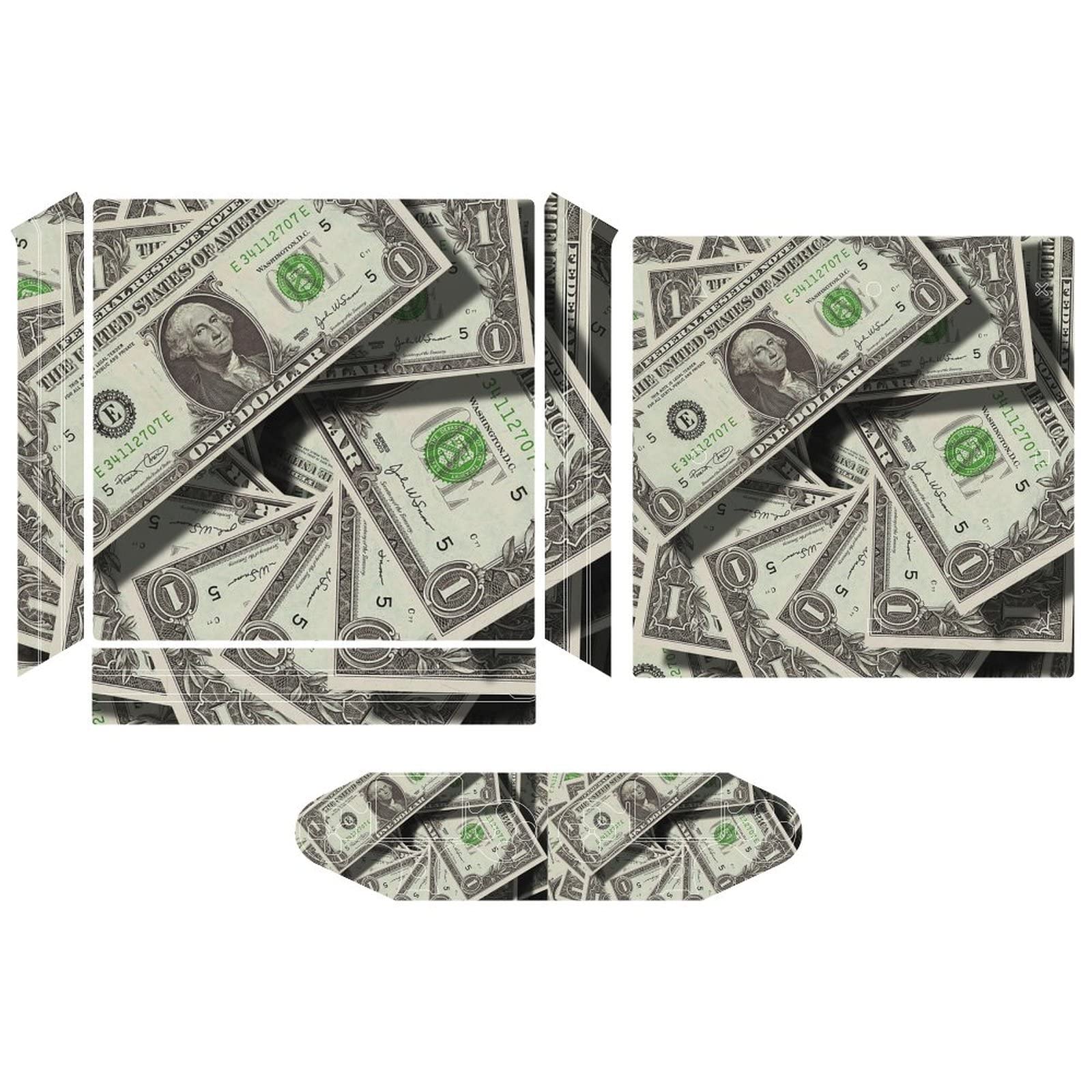 Premium PVC Adhesive Skin Protector Sticker for PS4 Pro & PS4 Slim Controllers - Durable Scratch-Resistant Cover with Easy Application - Perfect for Gaming, Travel & Console Protection