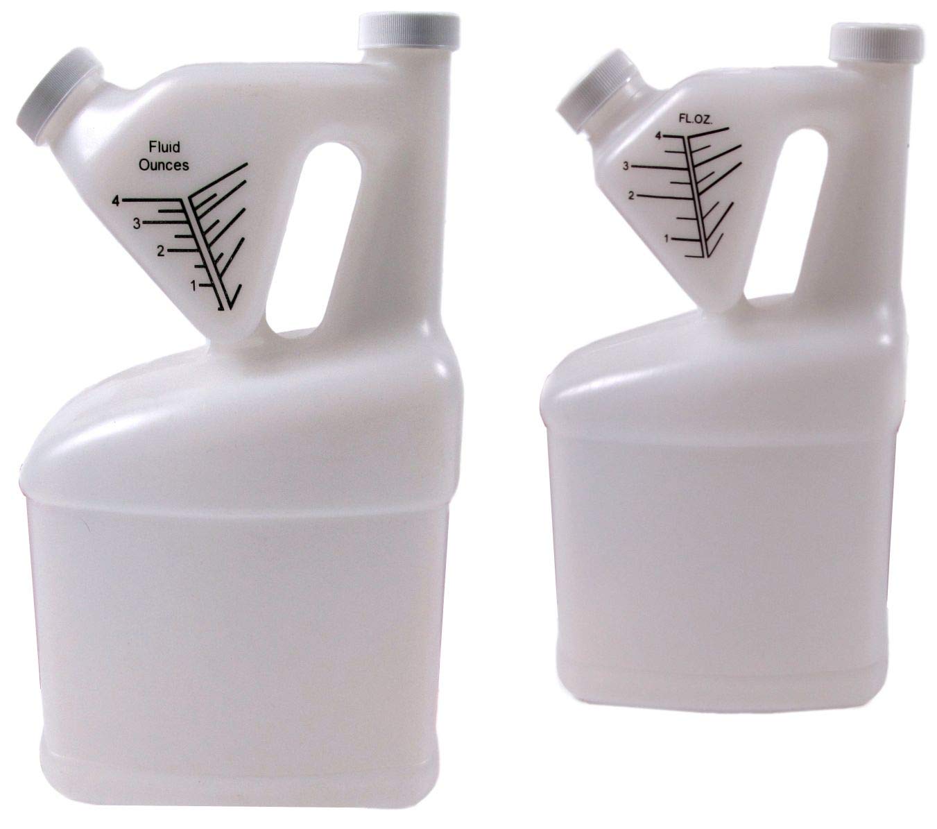 Tip N' Measure Containers - 1/2 US Gallon & 1 Quart Combo Set (2-Piece Bundle) - Perfect for Kitchen Measuring, Food Storage & Liquid Pouring
