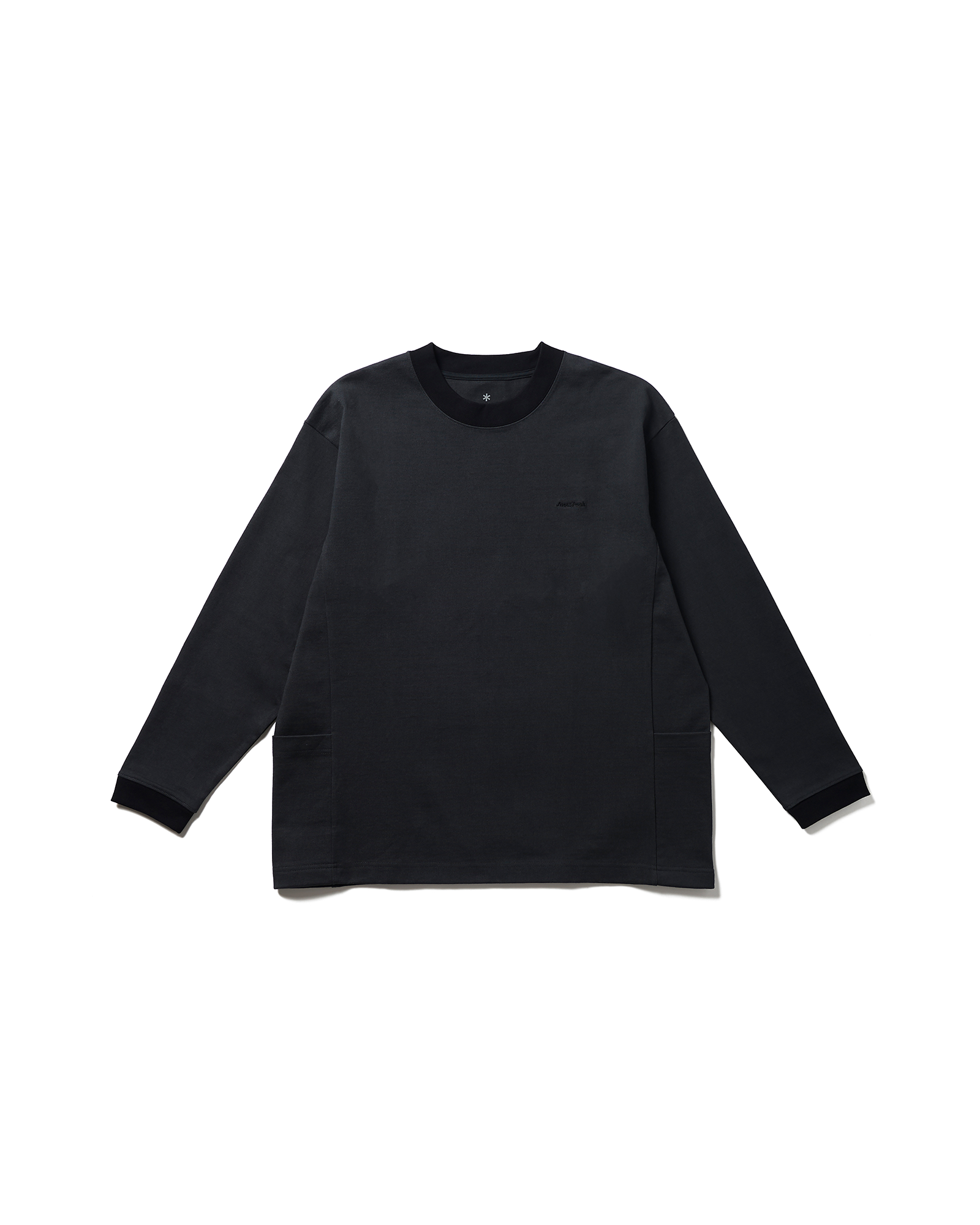 Premium Heavyweight Cotton Long Sleeve T-Shirt with Contrast Border - Comfortable Casual Wear for Men & Women | Perfect for Everyday Outfits, Layering and Outdoor Activities