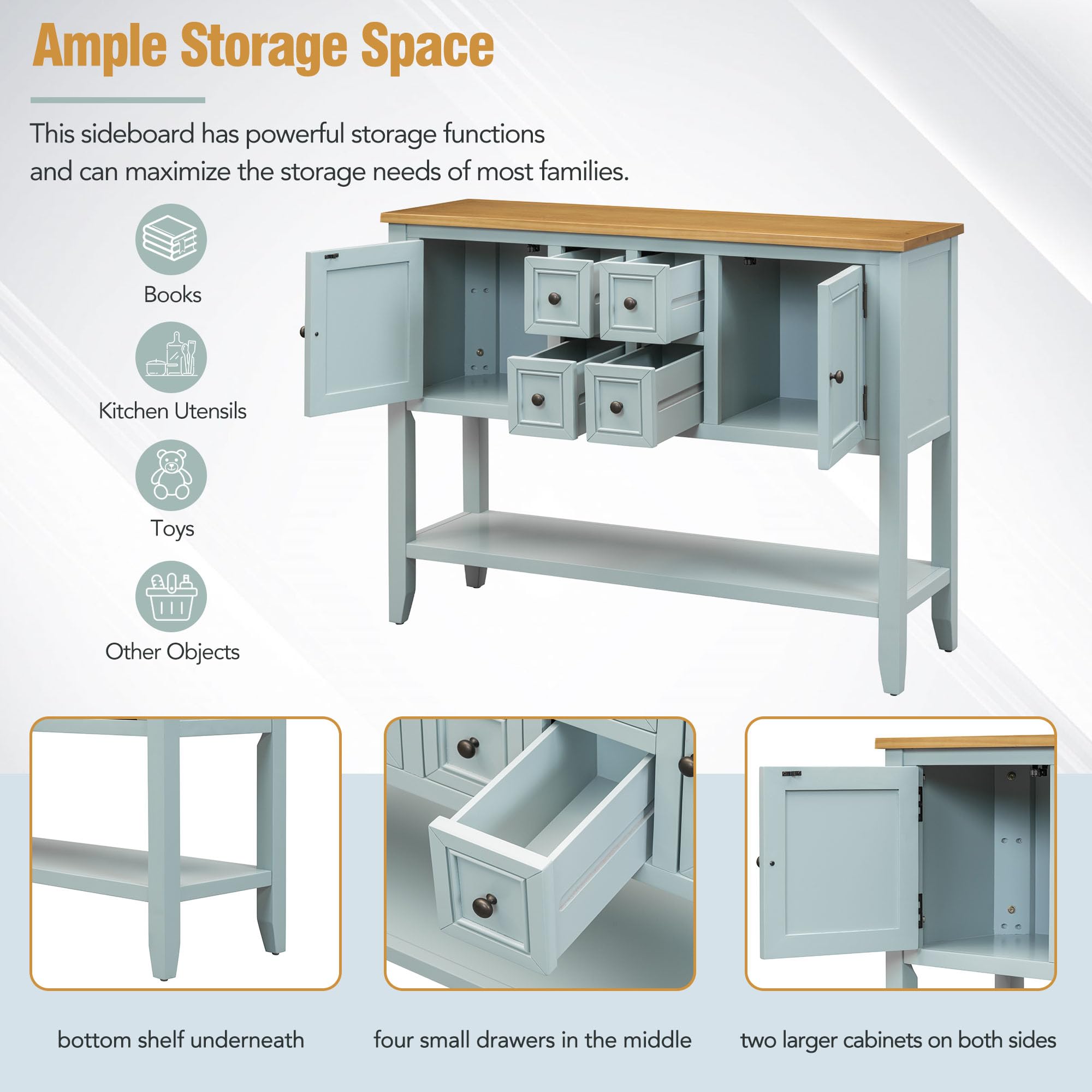 Harper & Bright Designs Buffet Cabinet - 60