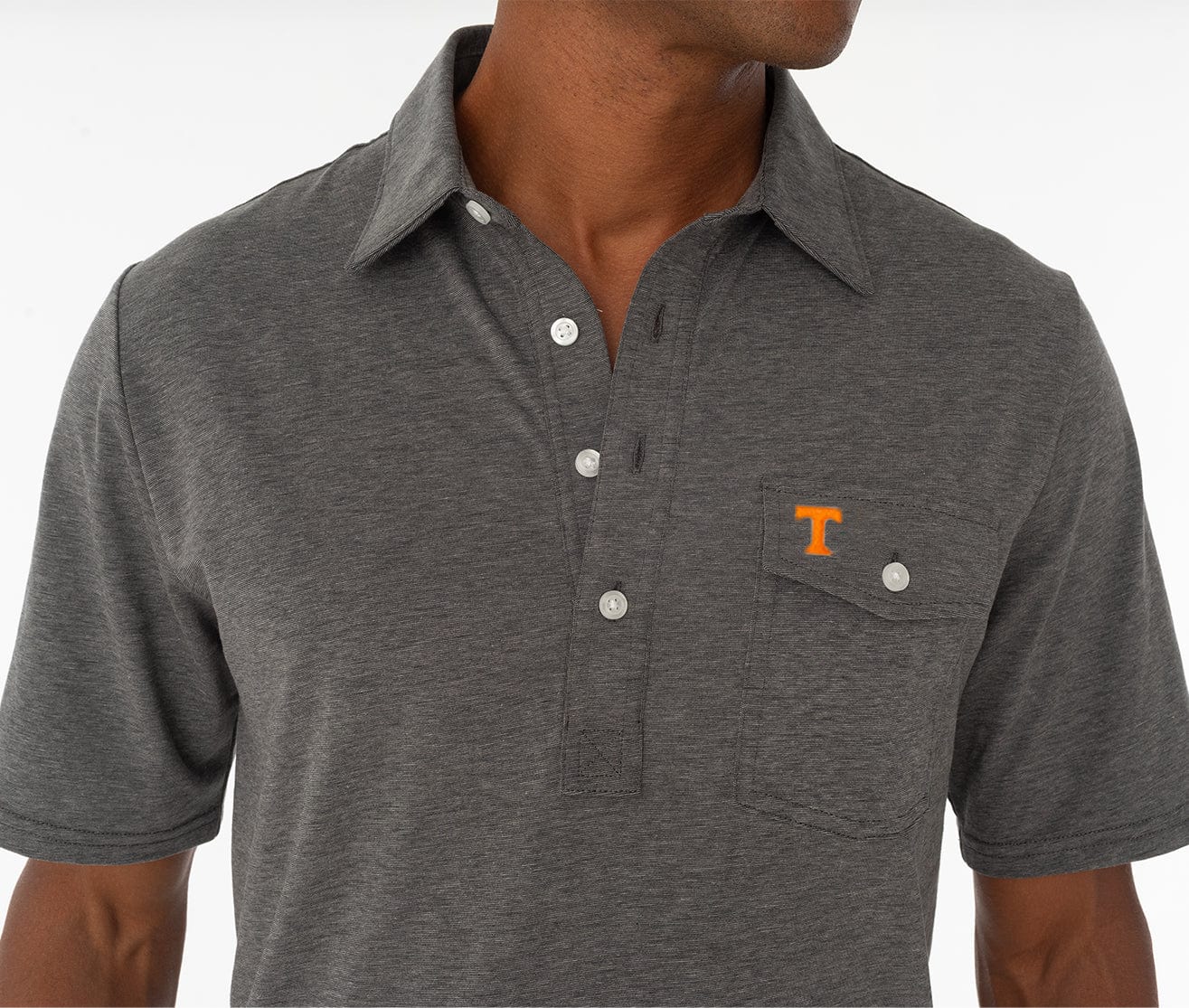 Tennessee Coach's Performance Players Shirt - Moisture-Wicking Athletic T-Shirt for Men in Heather Gray | Ideal for Training, Sports & Casual Wear