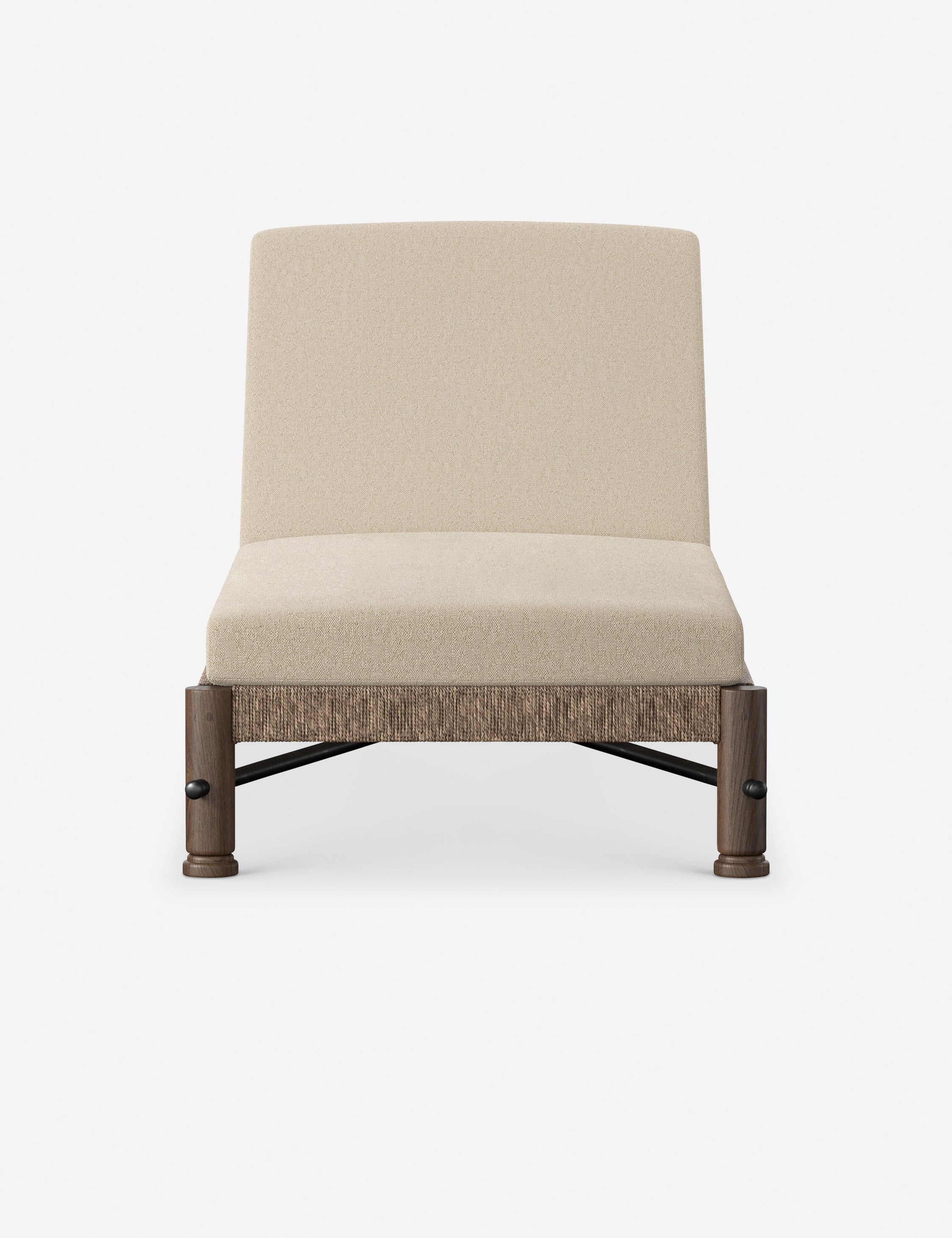 Finnegan Indoor/Outdoor Chaise Lounge by Amber Lewis x Four Hands - Modern Patio & Living Room Furniture for Relaxing