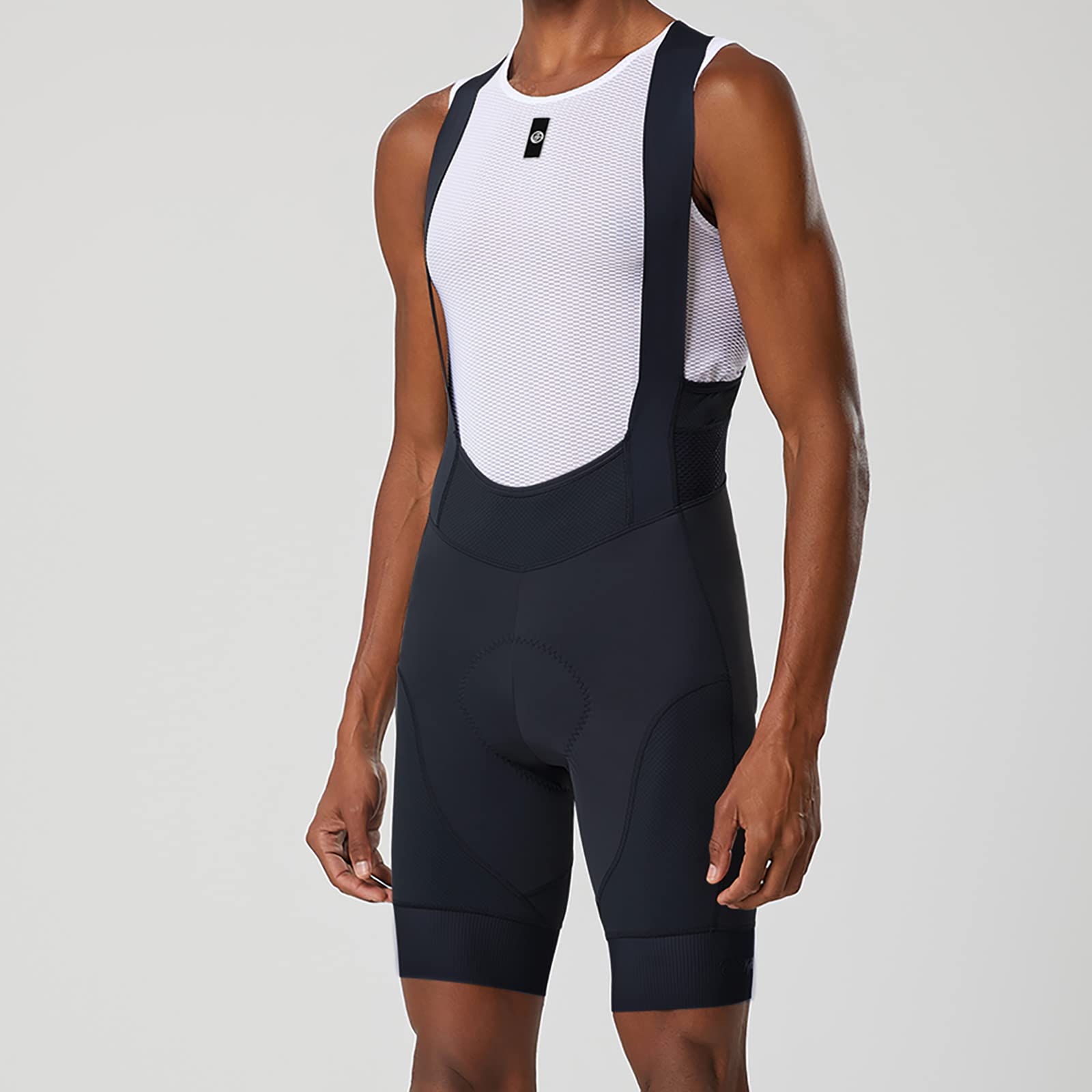 **Men's Cycling Bib Shorts - Breathable Padded Road Bike Bicycle Tights for Comfortable Riding | Perfect for Long-Distance & Competitive Cycling**