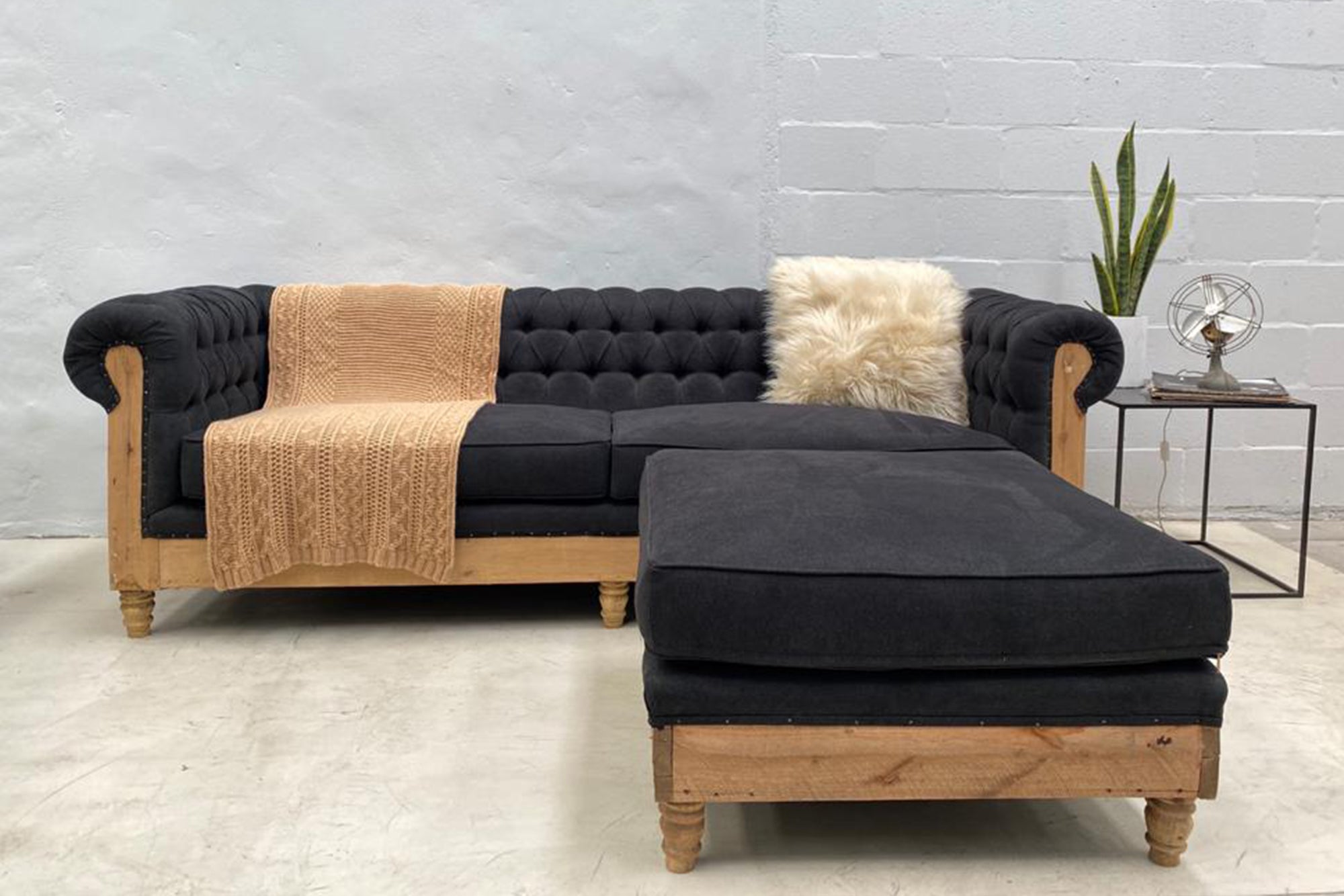 Premium Puff Chester Sofa Restoration Kit – Repair & Revive Your Vintage Furniture for Home & Office Use