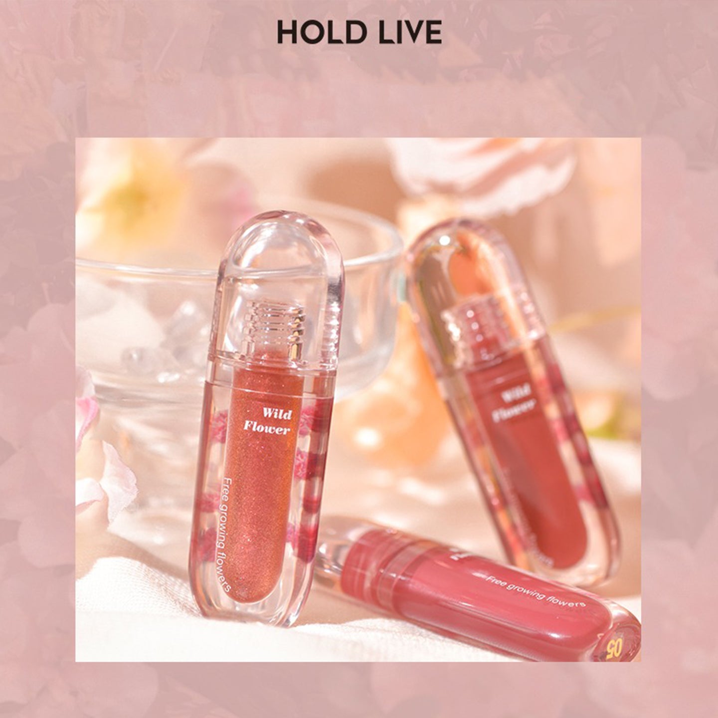 HOLD LIVE Mirror Shine Lip Gloss - High Shine Non-Sticky Lip Gloss for Women, Hydrating & Plumping Lip Gloss with Vitamin E - Perfect for Daily Wear, Parties & Makeup Looks
