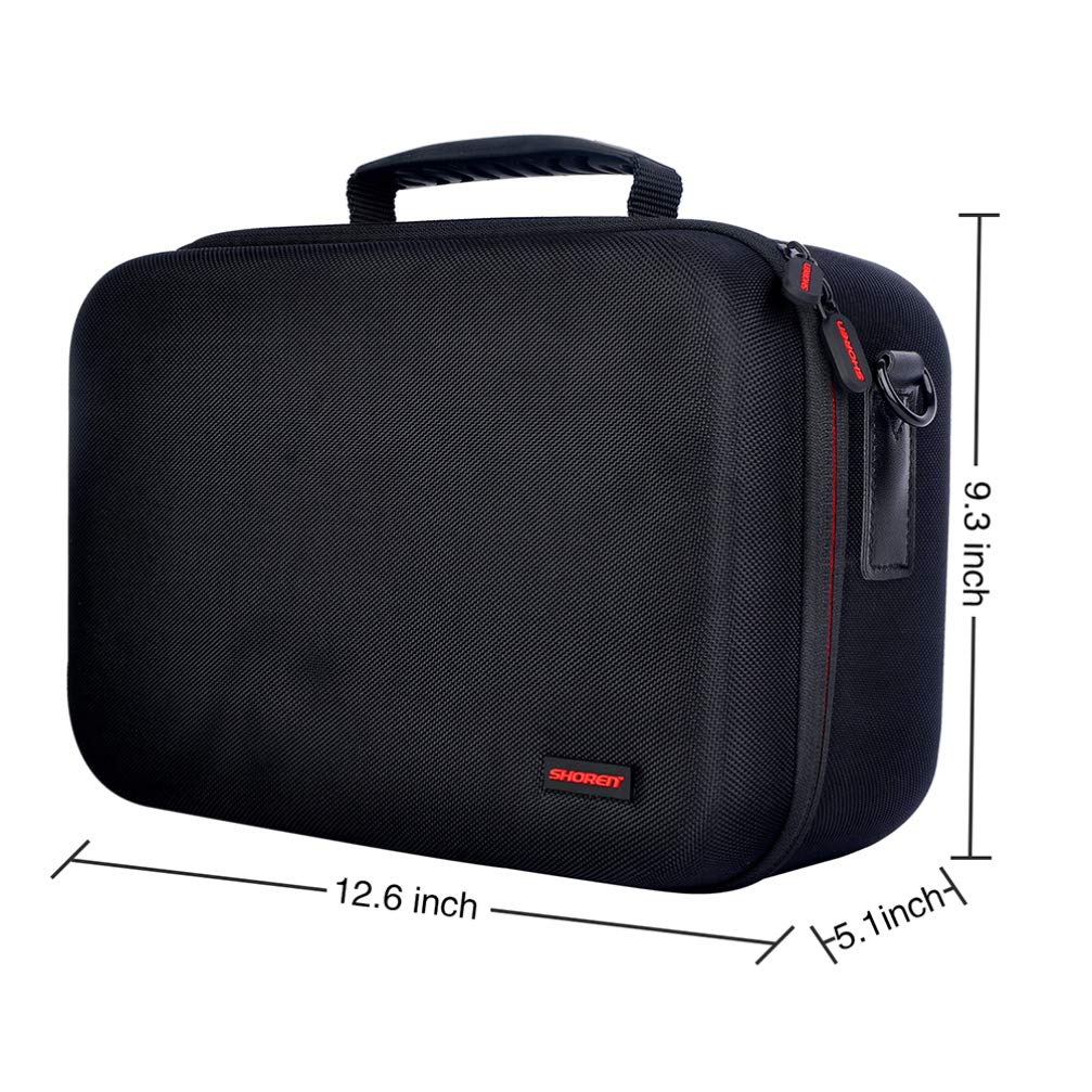 Hemobllo VR Headset Case - Shockproof Travel Bag for Oculus Quest 2 & Glasses Storage