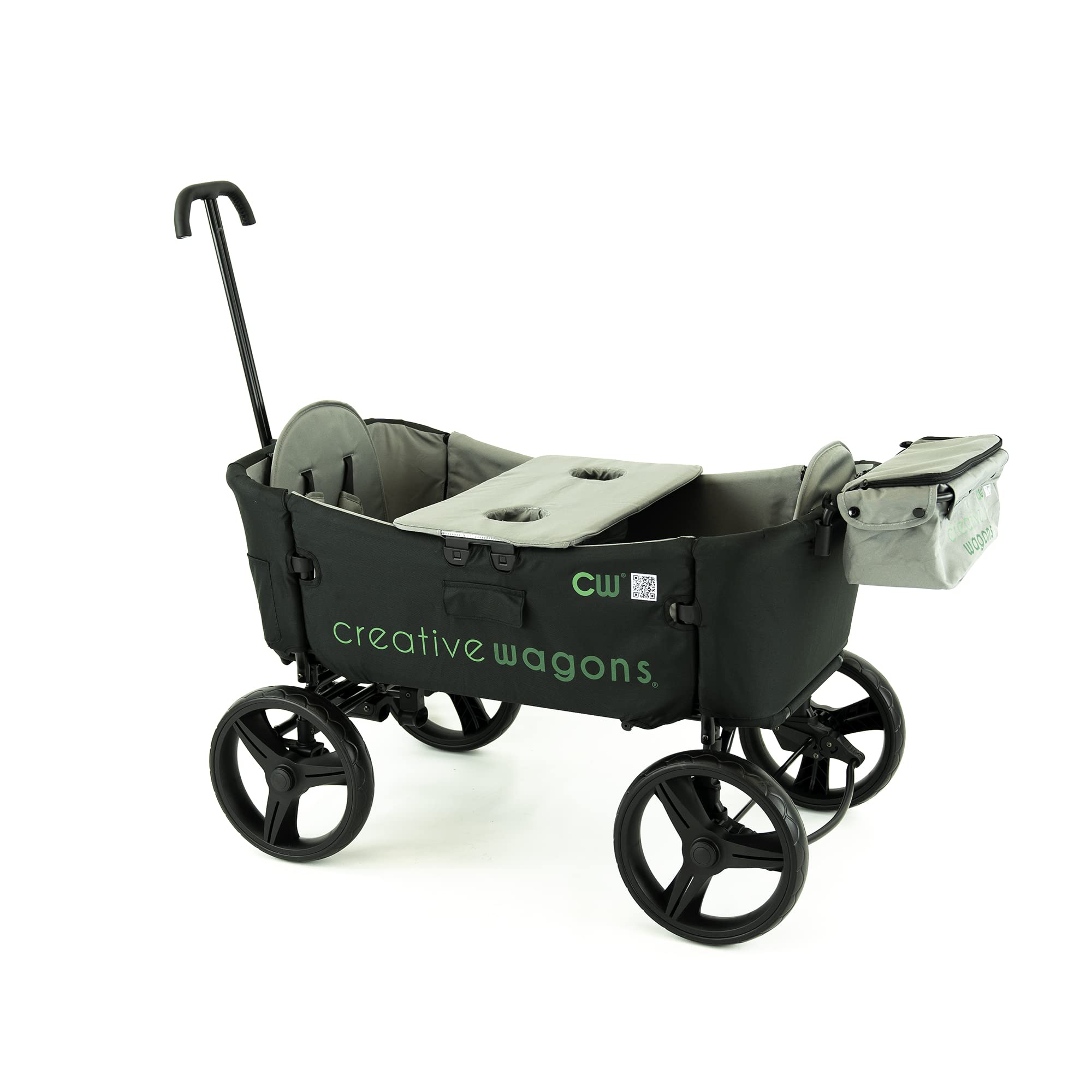 Best Collapsible Stroller Wagon for Kids - All-Terrain Push Pull Wagon with Removable Canopy & Convertible Bench | Perfect for Outdoor Adventures, Beach Trips, and Park Outings