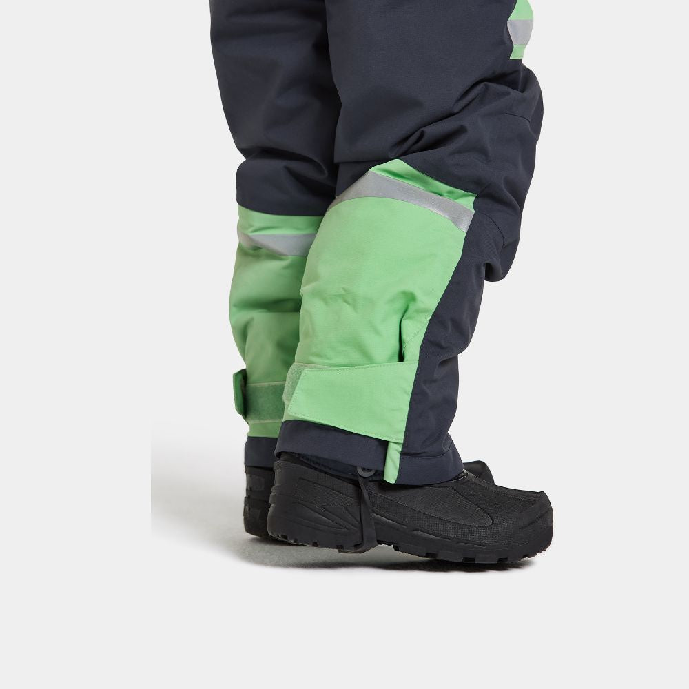 Didriksons Bjarven III Kids Snowsuit - Waterproof Winter Jacket & Pants Set for Boys & Girls, Pale Mint - Perfect for Skiing, Snowboarding & Outdoor Winter Play