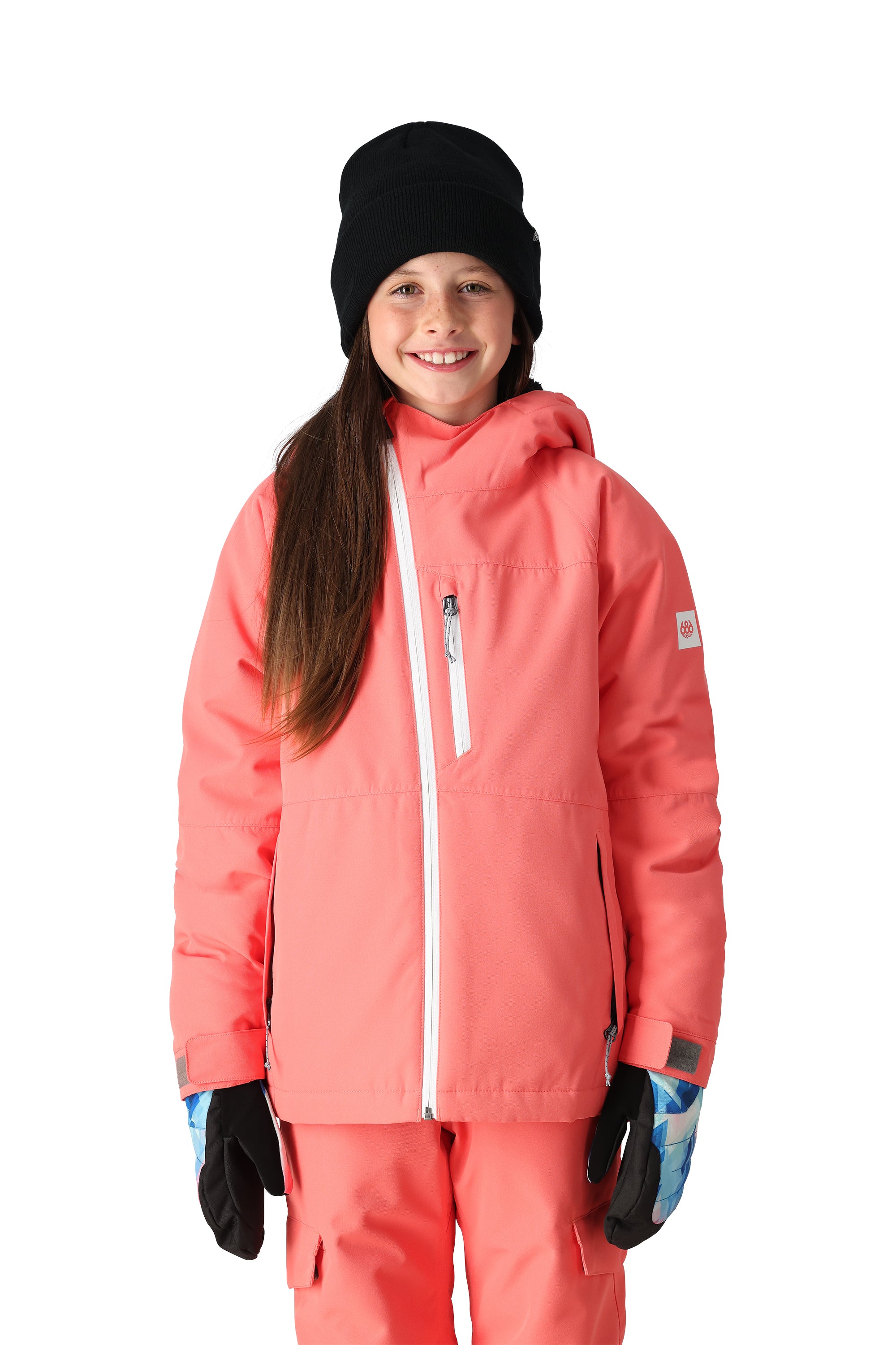 686 Girl's Hydra Insulated Jacket 2025 - Waterproof Winter Coat for Kids, Warm Puffer Jacket for Girls - Perfect for Snowboarding, Skiing & Outdoor Adventures